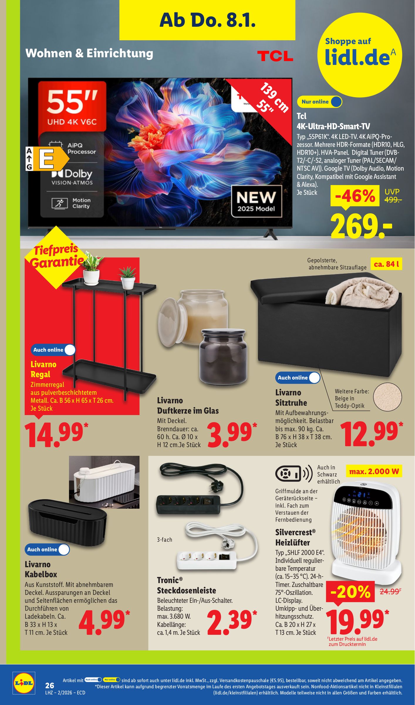 lidl - Lidl - Angebot der Woche-Prospekt gültig vom 05.01. bis 10.01. - page: 20