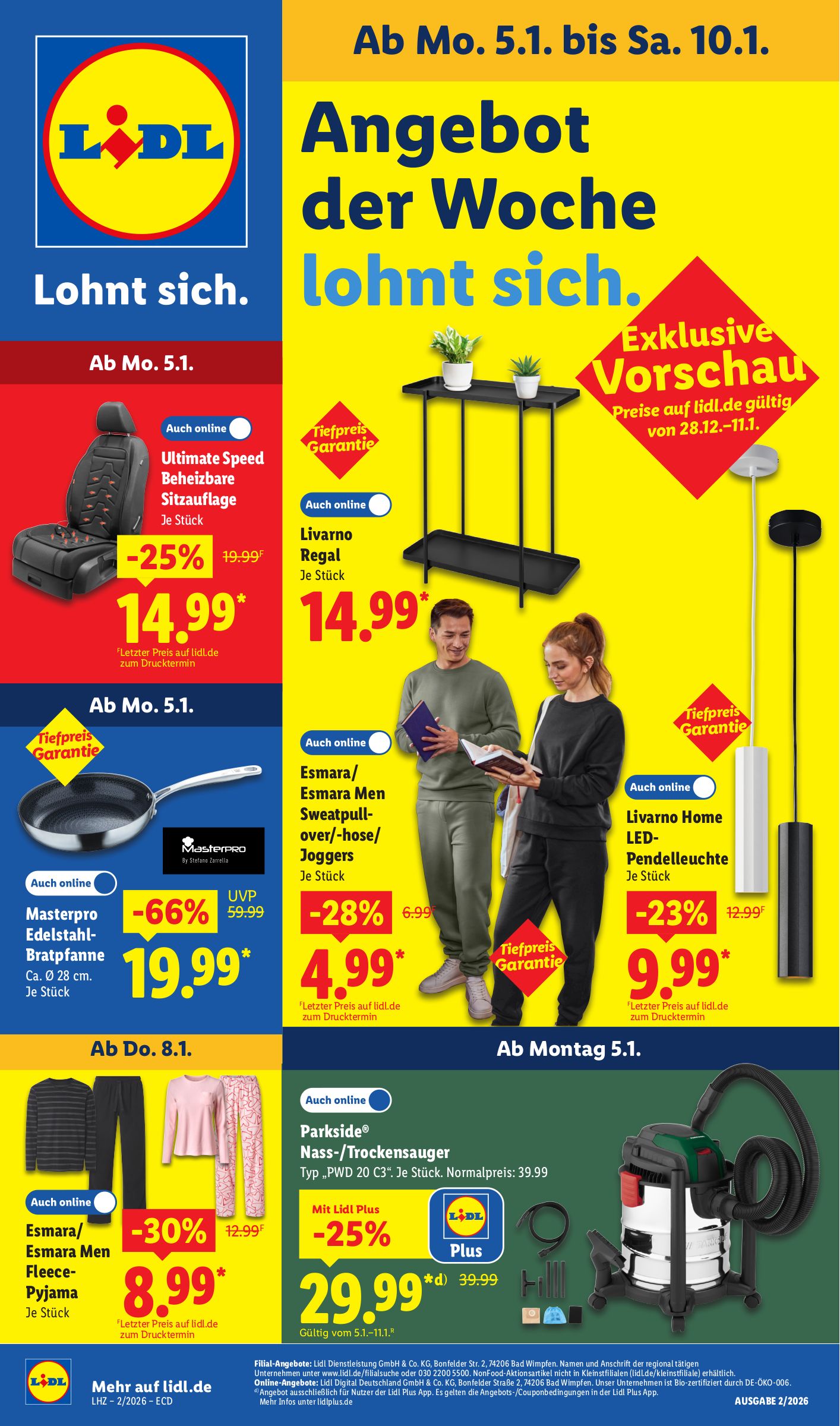 lidl - Lidl - Angebot der Woche-Prospekt gültig vom 05.01. bis 10.01.