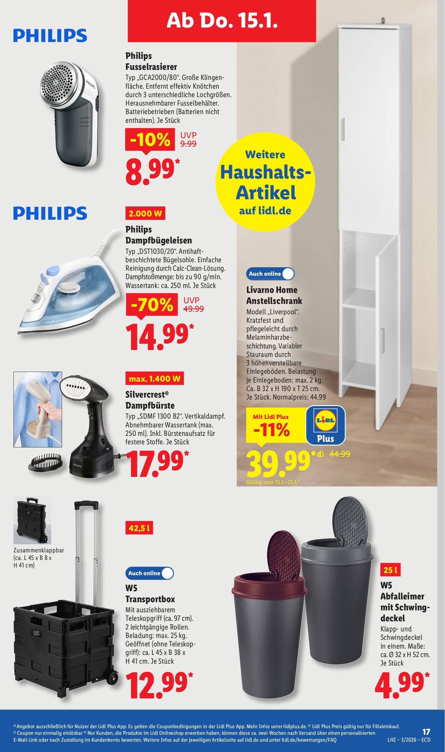 lidl - Lidl - Nonfood-Prospekt gültig vom 12.01. bis 17.01. - page: 15