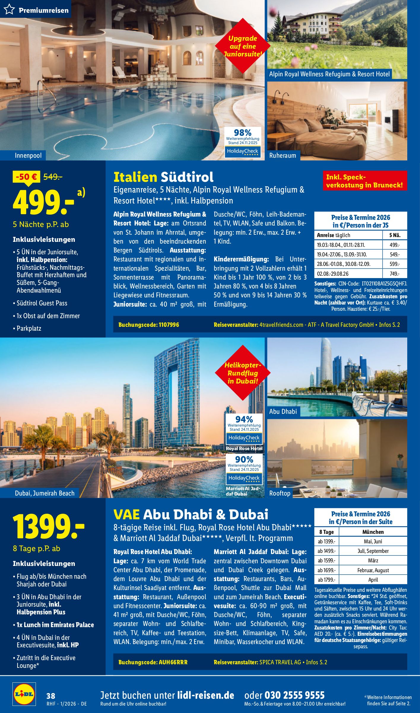 lidl - Lidl-reisen.de-Prospekt gültig vom 29.12. bis 31.01. - page: 38