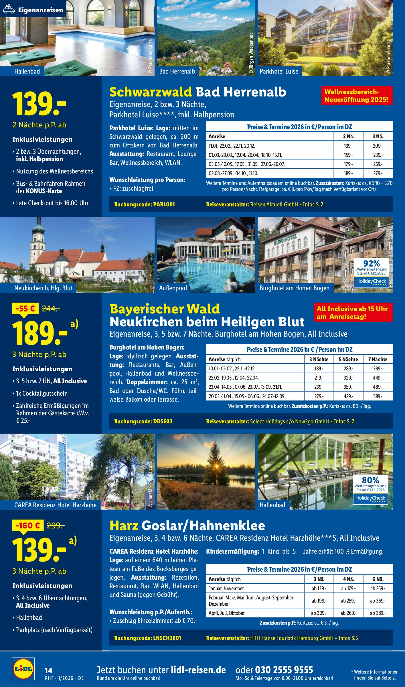 lidl - Lidl-reisen.de-Prospekt gültig vom 29.12. bis 31.01. - page: 14