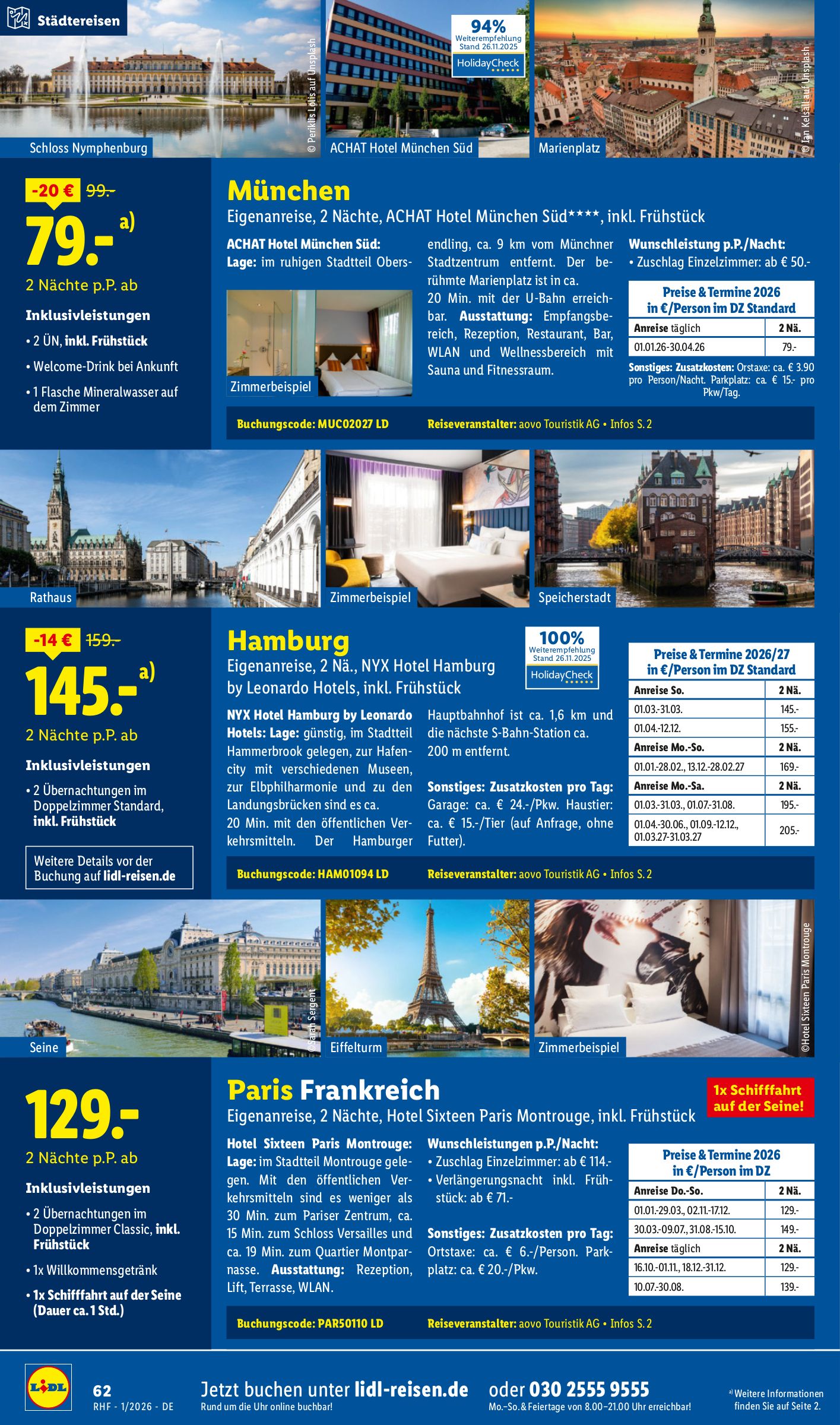 lidl - Lidl-reisen.de-Prospekt gültig vom 29.12. bis 31.01. - page: 62