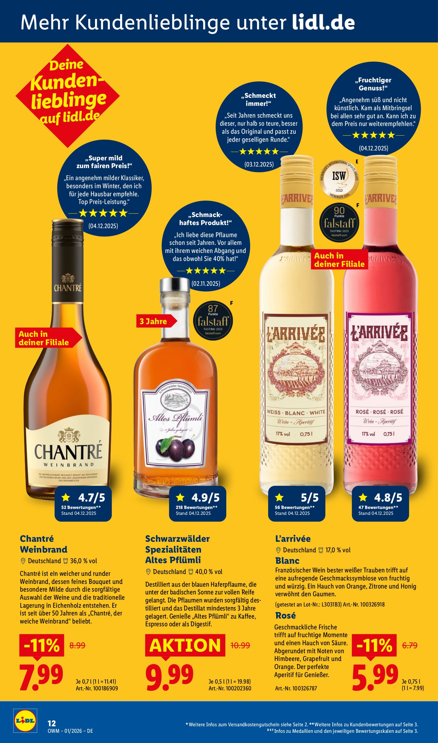 lidl - Lidl - Unsere Monats Highlights-Prospekt gültig vom 01.01. bis 31.01. - page: 12