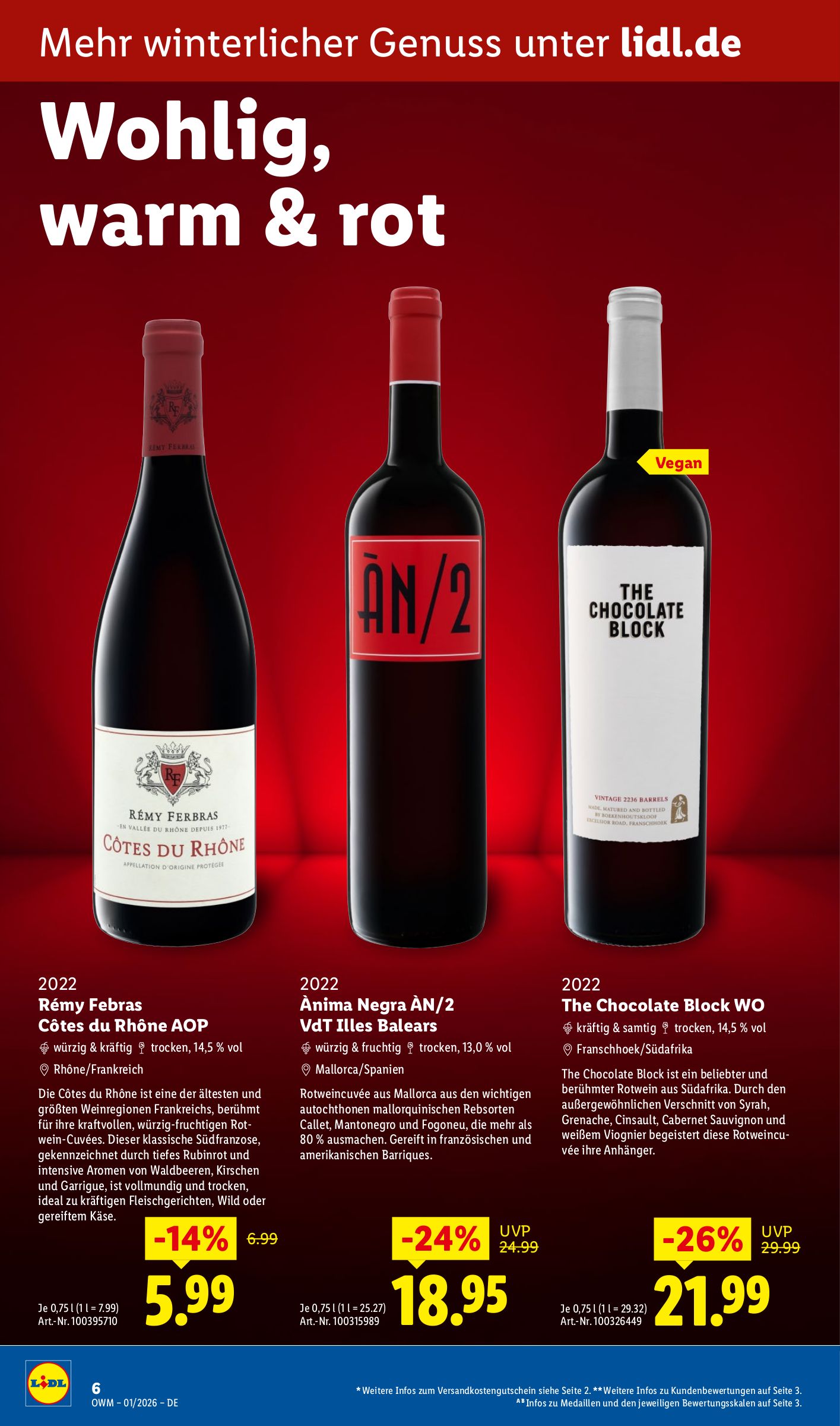 lidl - Lidl - Unsere Monats Highlights-Prospekt gültig vom 01.01. bis 31.01. - page: 6