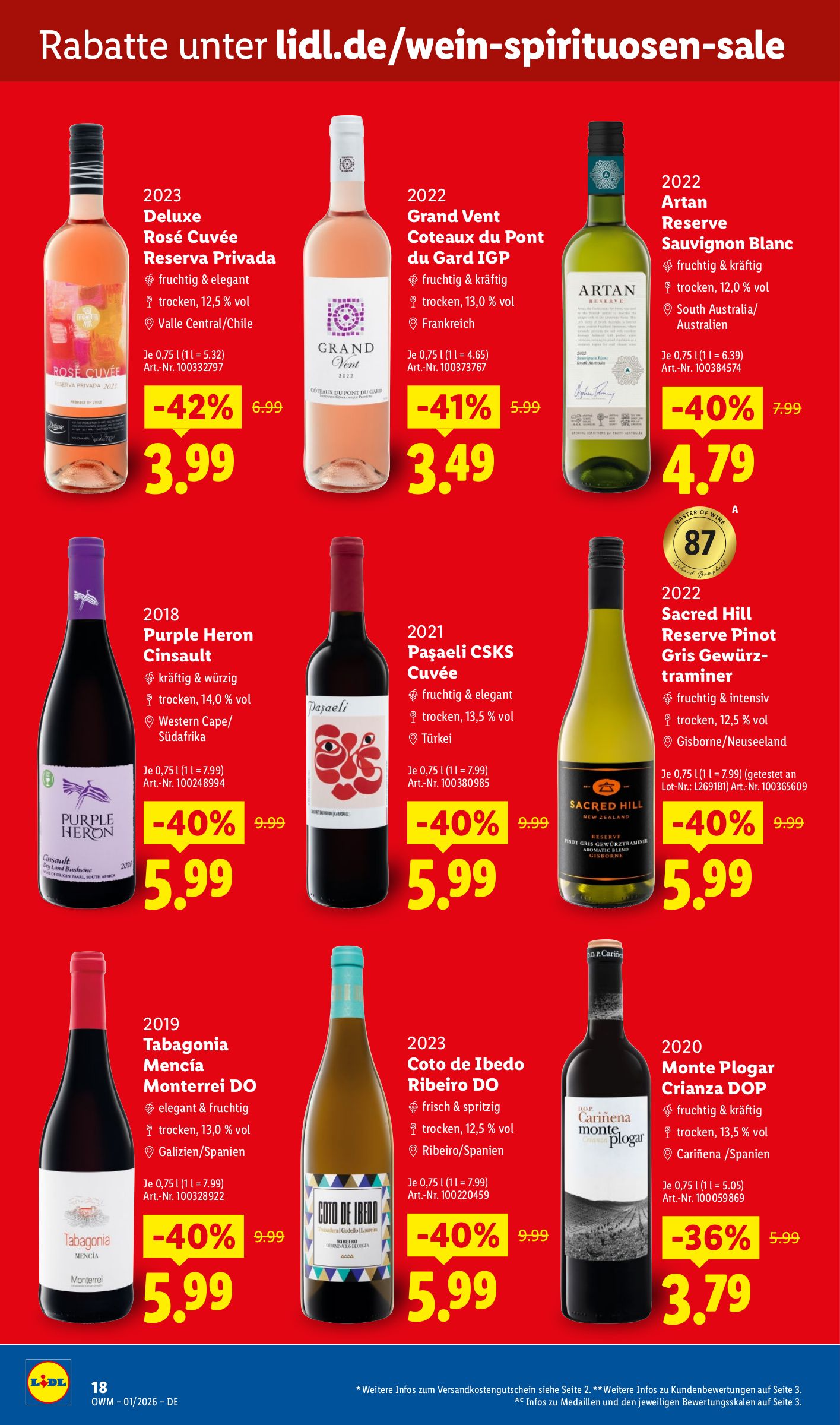 lidl - Lidl - Unsere Monats Highlights-Prospekt gültig vom 01.01. bis 31.01. - page: 18