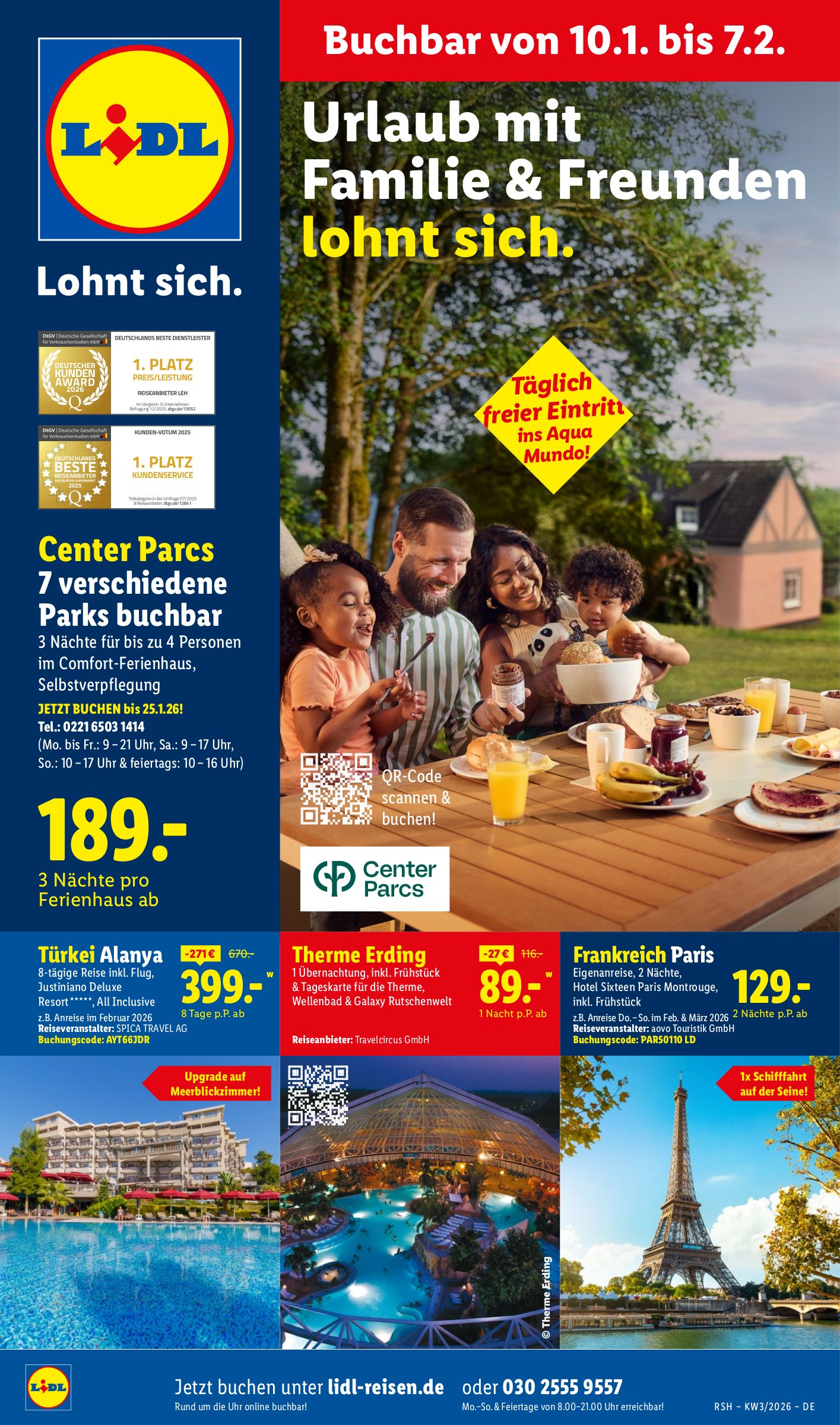 lidl - Lidl - Urlaub mit Familie & Freunden-Prospekt gültig vom 10.01. bis 07.02.