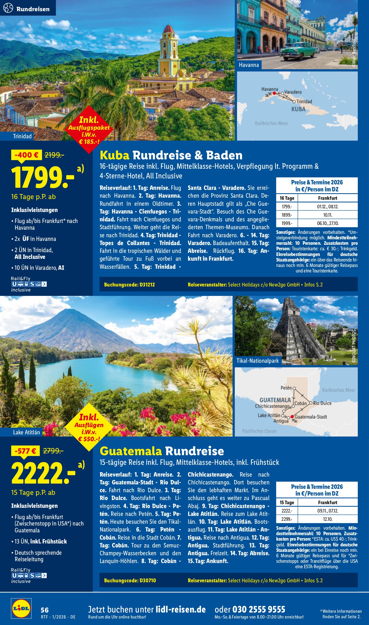 lidl - Lidl-reisen.de-Prospekt gültig vom 14.01. bis 01.02. - page: 56