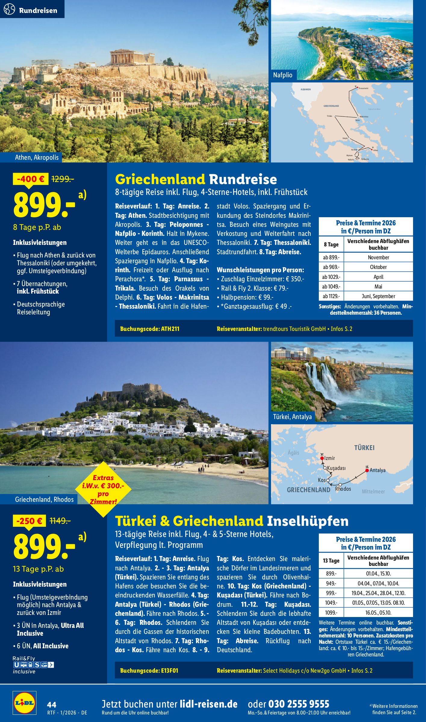 lidl - Lidl-reisen.de-Prospekt gültig vom 14.01. bis 01.02. - page: 44