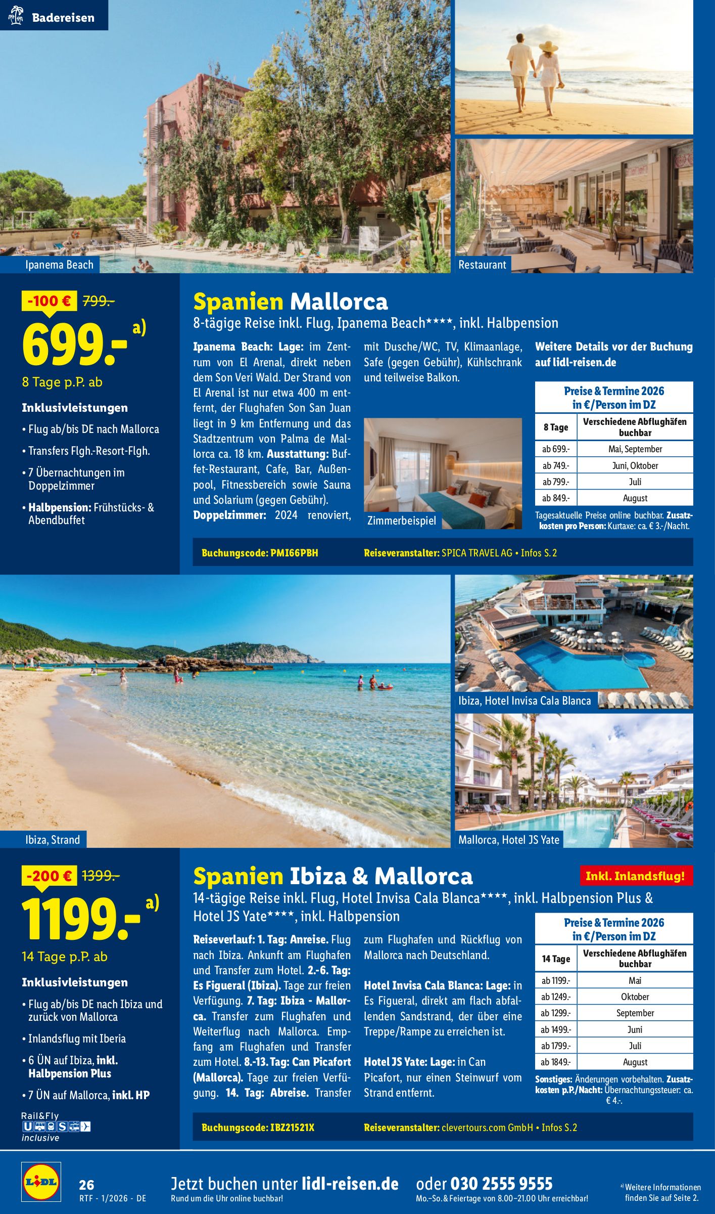 lidl - Lidl-reisen.de-Prospekt gültig vom 14.01. bis 01.02. - page: 26