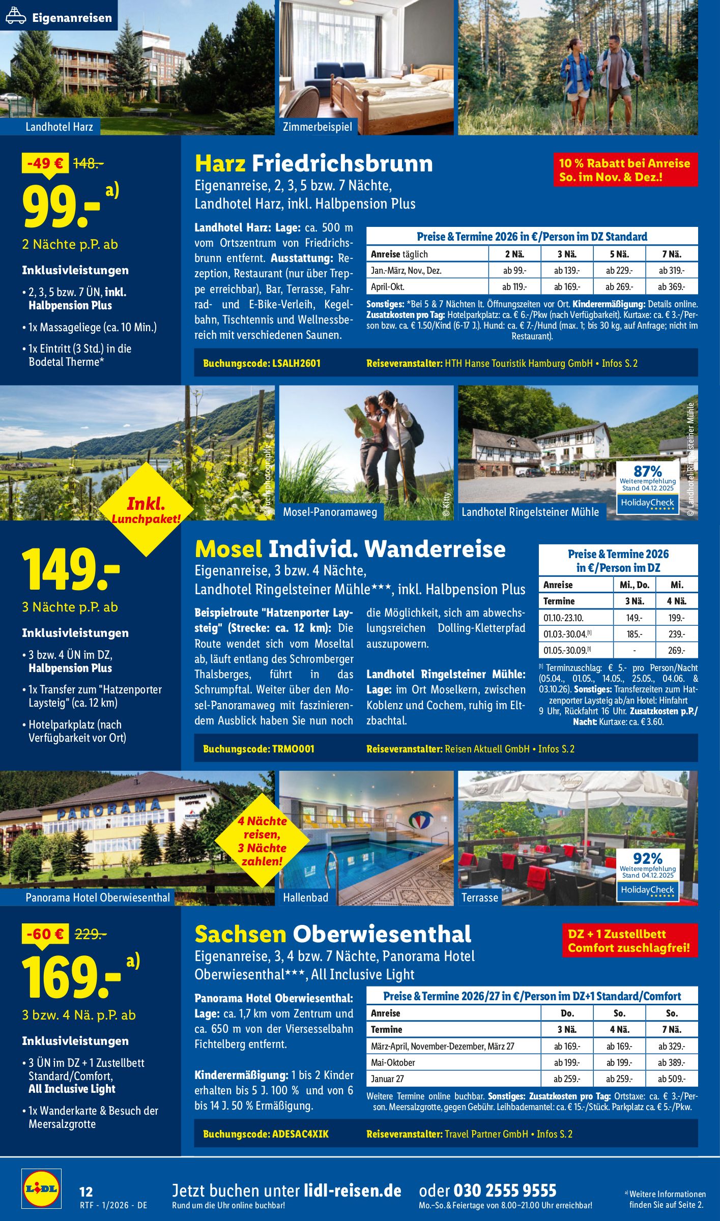 lidl - Lidl-reisen.de-Prospekt gültig vom 14.01. bis 01.02. - page: 12