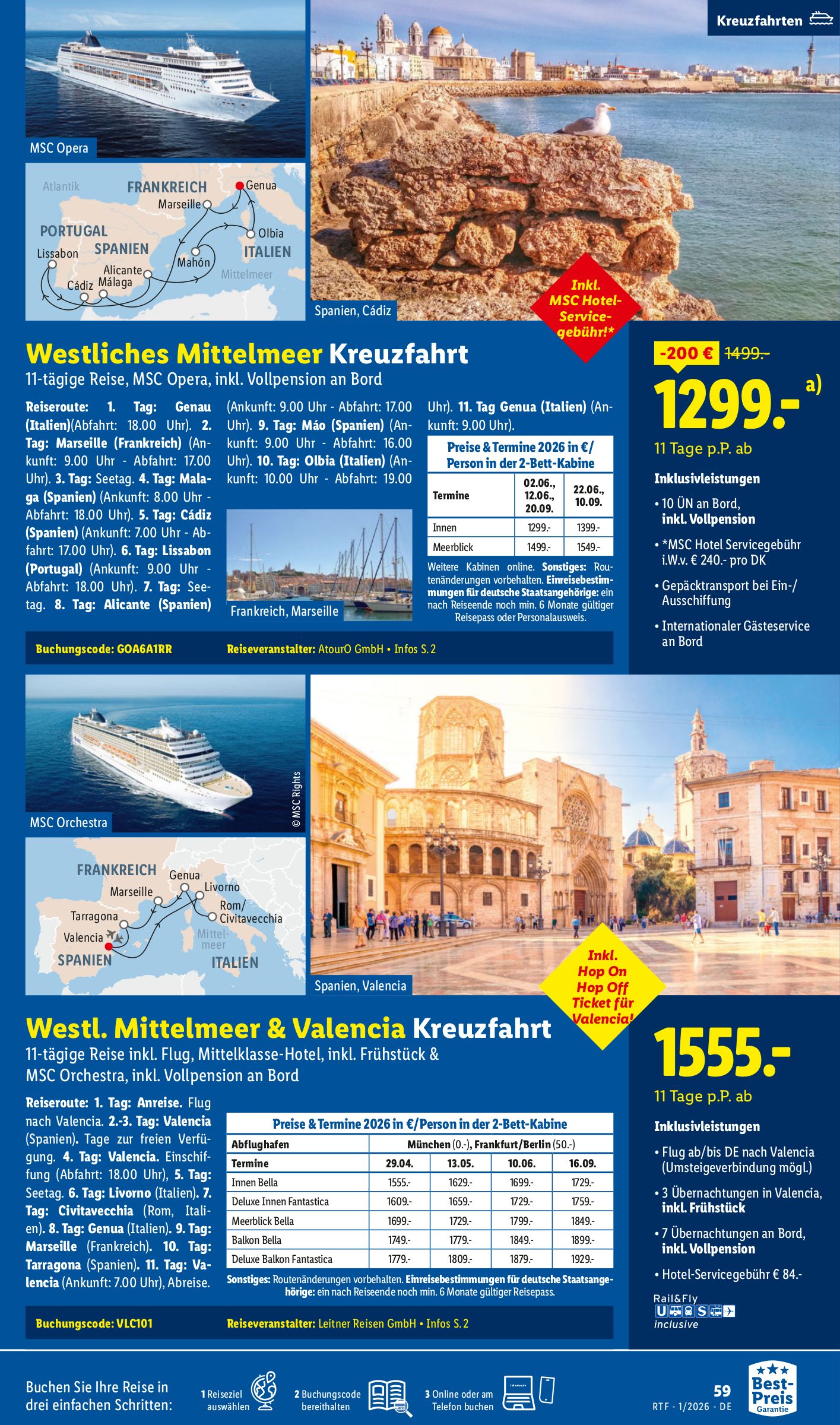 lidl - Lidl-reisen.de-Prospekt gültig vom 14.01. bis 01.02. - page: 59