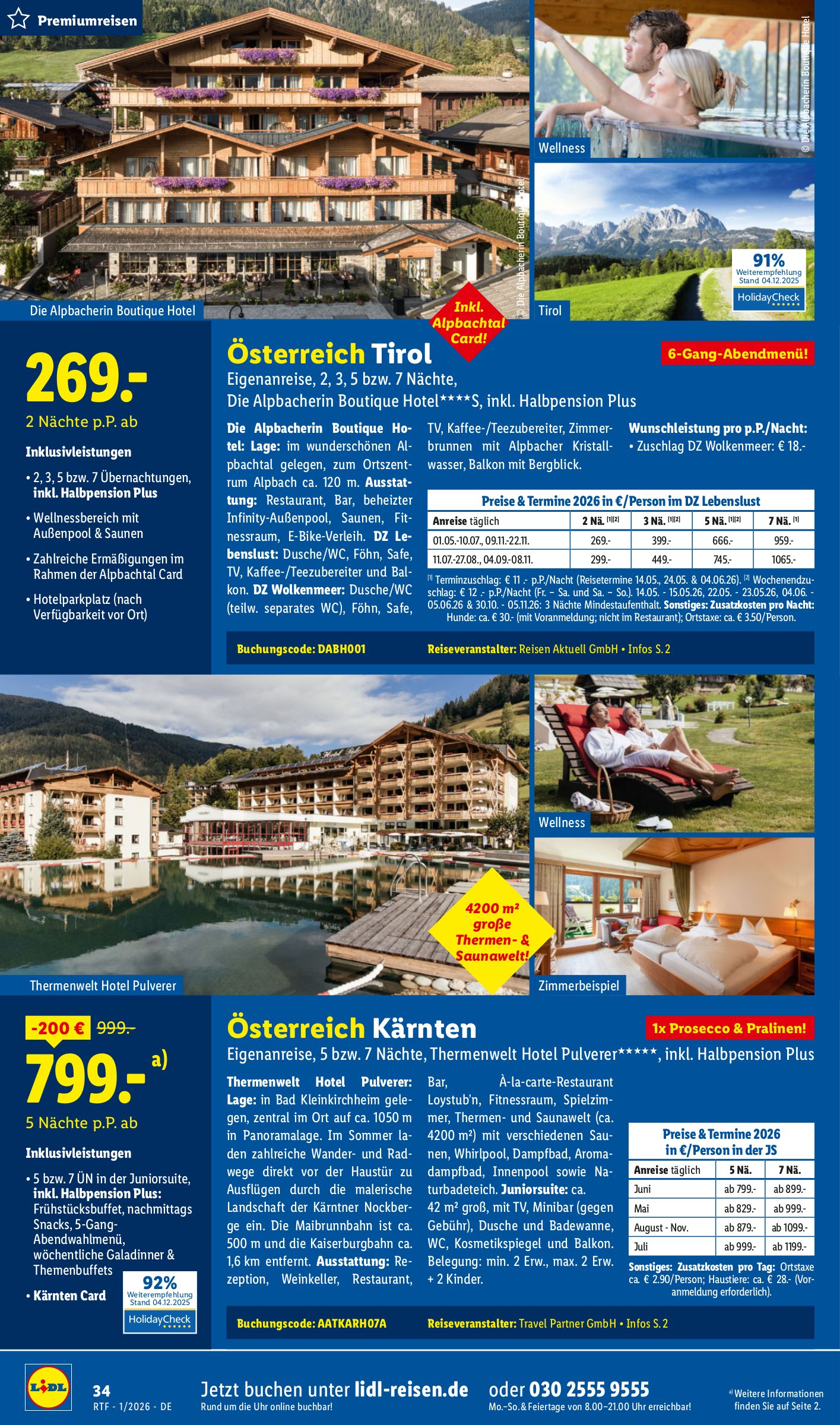 lidl - Lidl-reisen.de-Prospekt gültig vom 14.01. bis 01.02. - page: 34