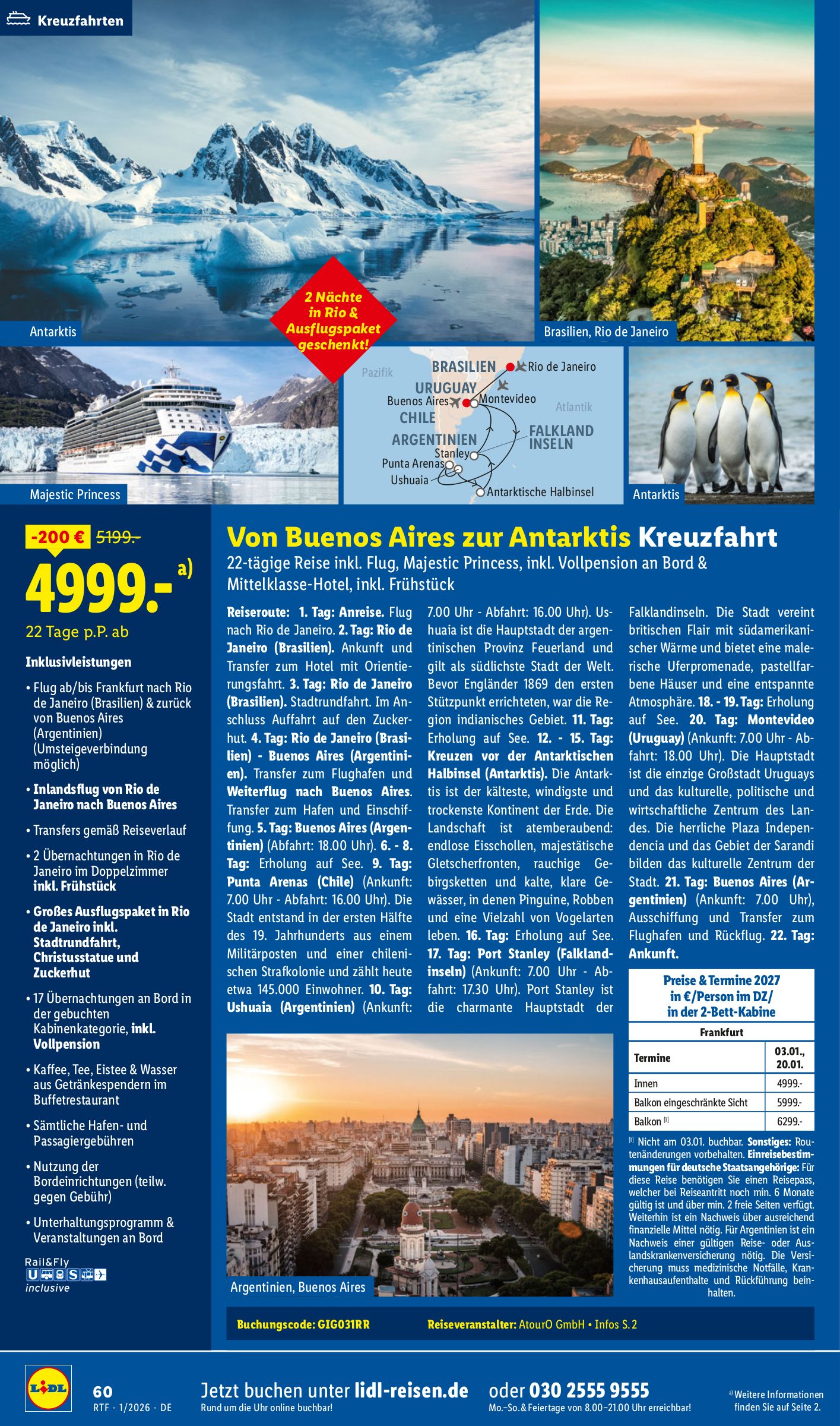 lidl - Lidl-reisen.de-Prospekt gültig vom 14.01. bis 01.02. - page: 60