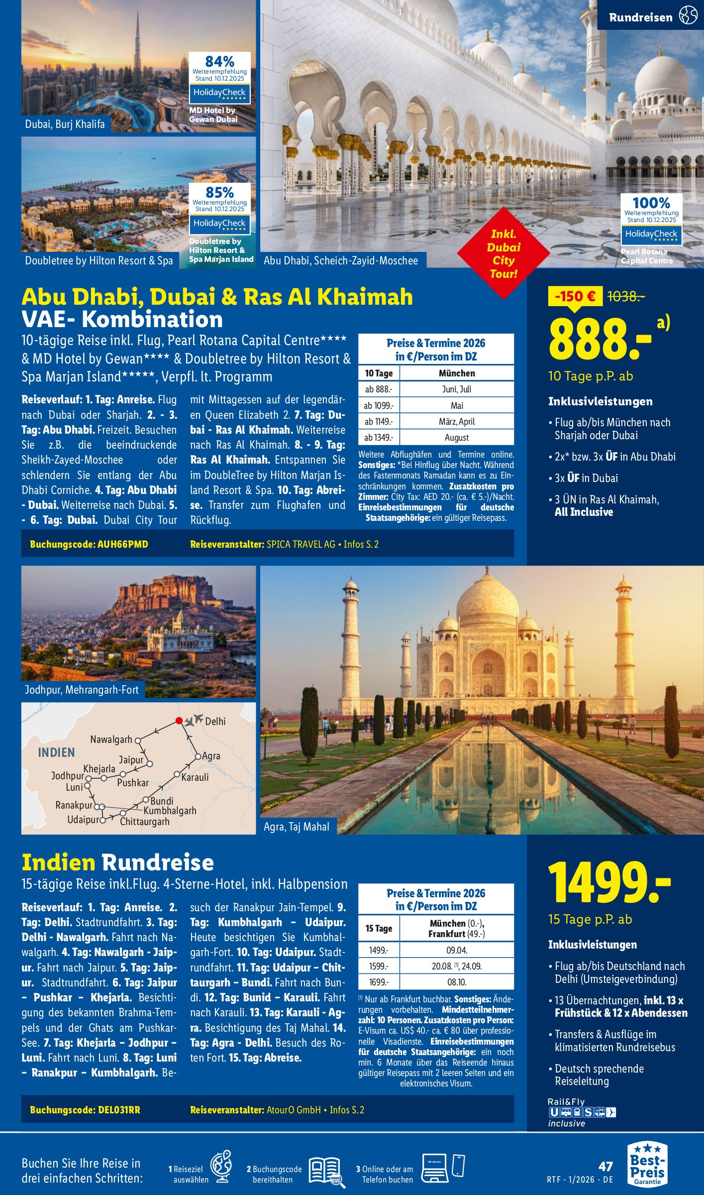 lidl - Lidl-reisen.de-Prospekt gültig vom 14.01. bis 01.02. - page: 47