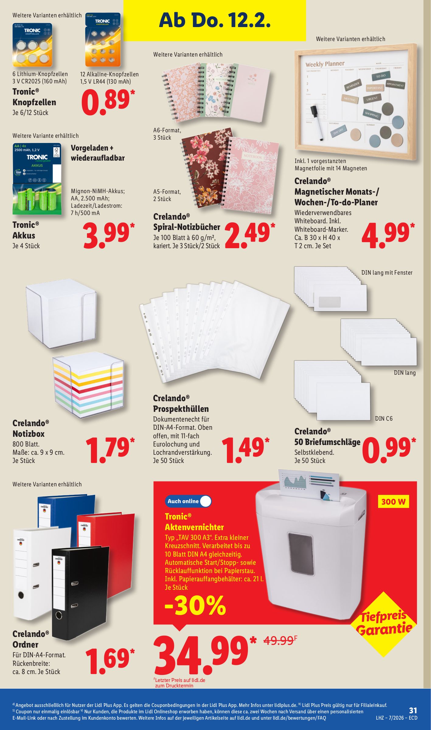 lidl - Lidl - Nonfood-Prospekt gültig vom 09.02. bis 14.02. - page: 21