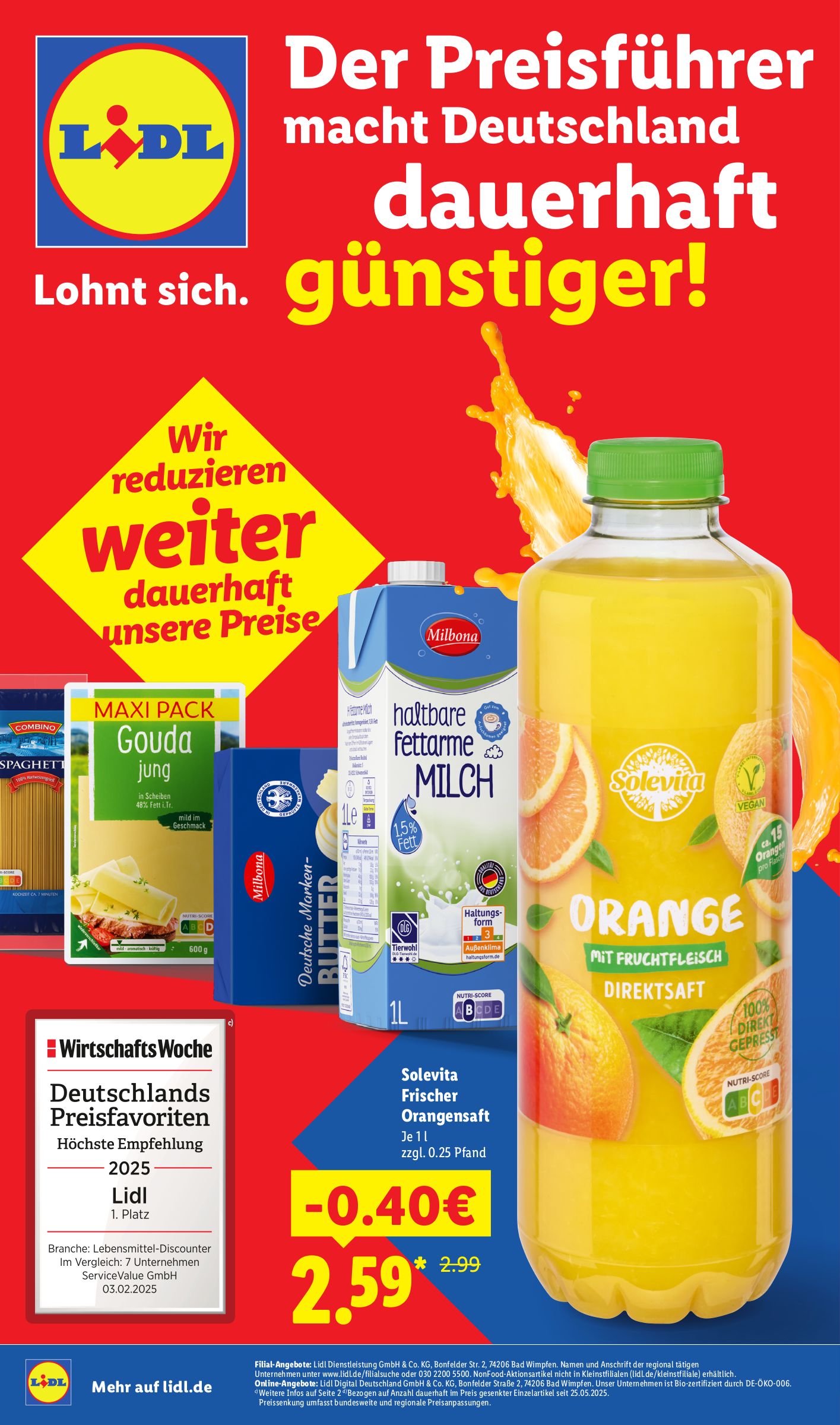 lidl - Lidl - Der Preisführer macht Deutschland-Prospekt gültig vom 01.02.2026 bis 28.02.2026 - page: 1