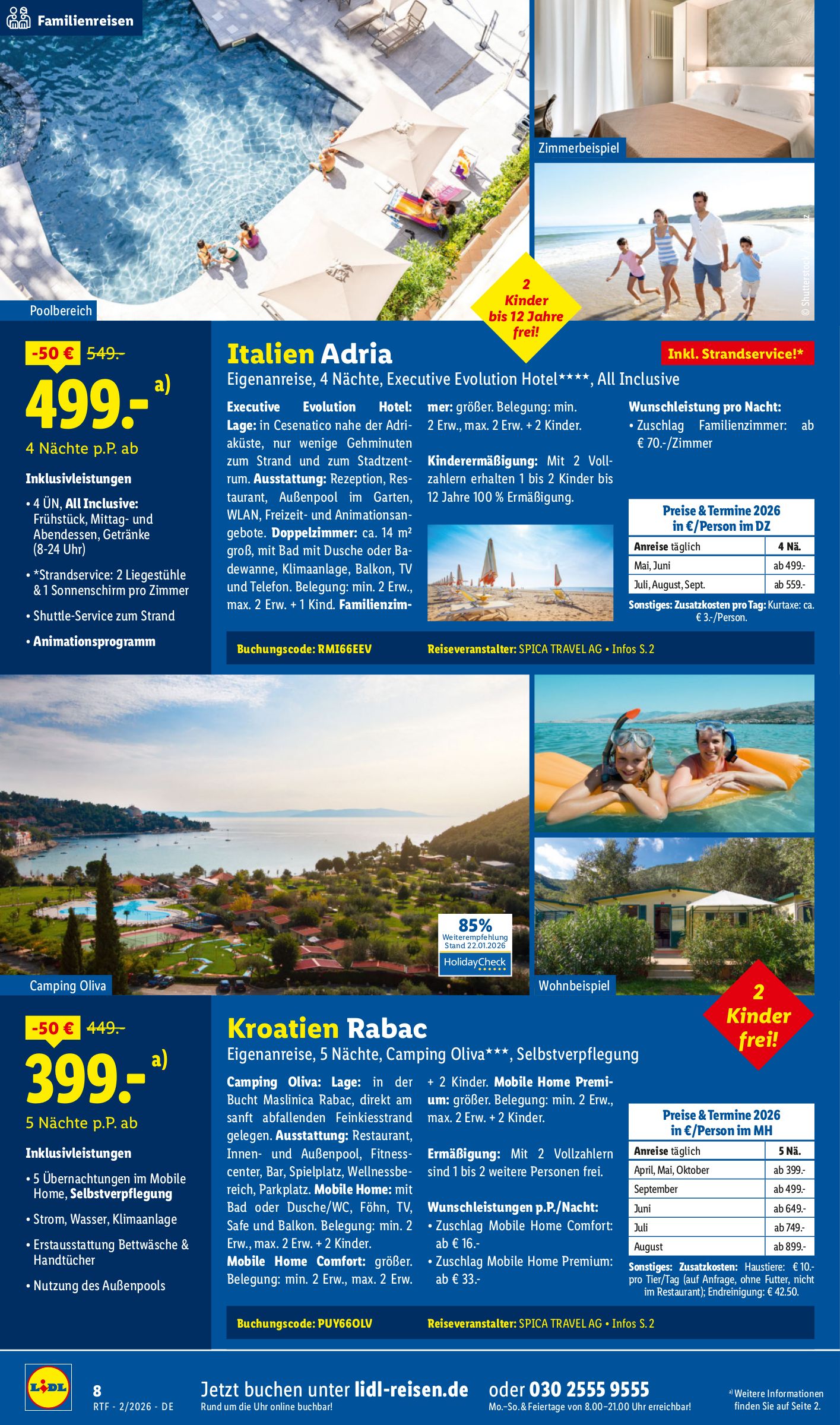 lidl - Lidl - Reisen-Prospekt gültig vom 14.02.2026 bis 15.03.2026 - page: 8