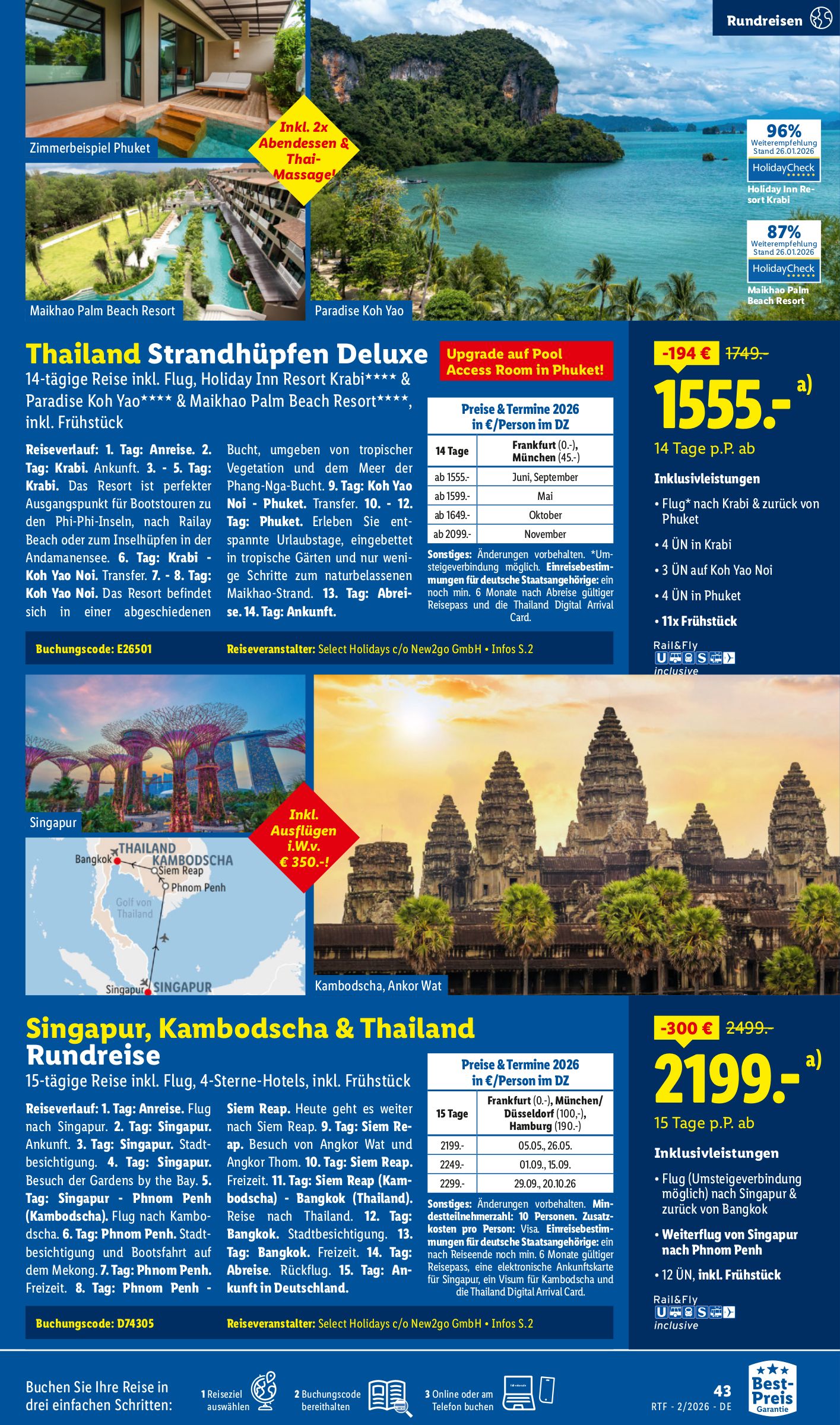 lidl - Lidl - Reisen-Prospekt gültig vom 14.02.2026 bis 15.03.2026 - page: 43