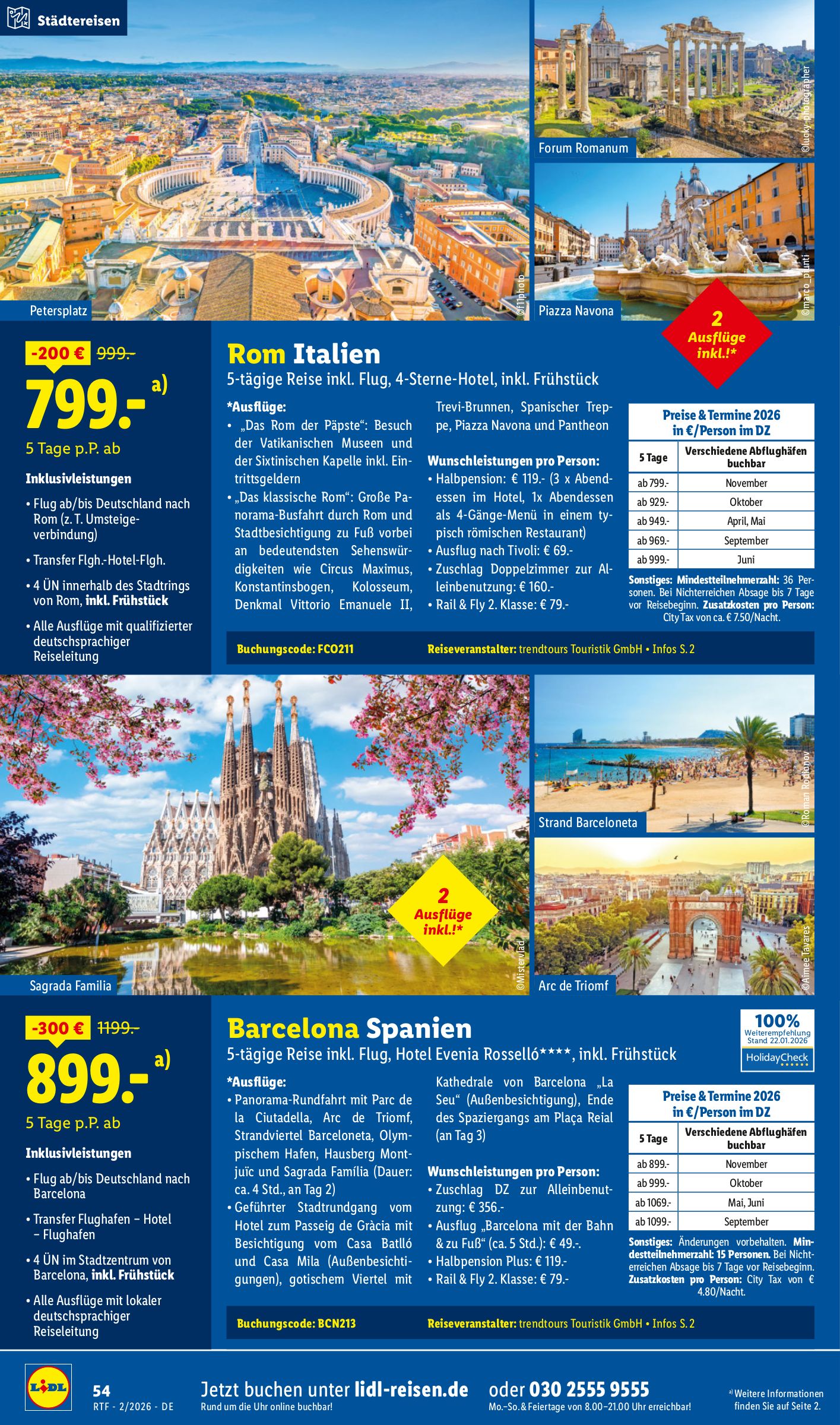 lidl - Lidl - Reisen-Prospekt gültig vom 14.02.2026 bis 15.03.2026 - page: 54