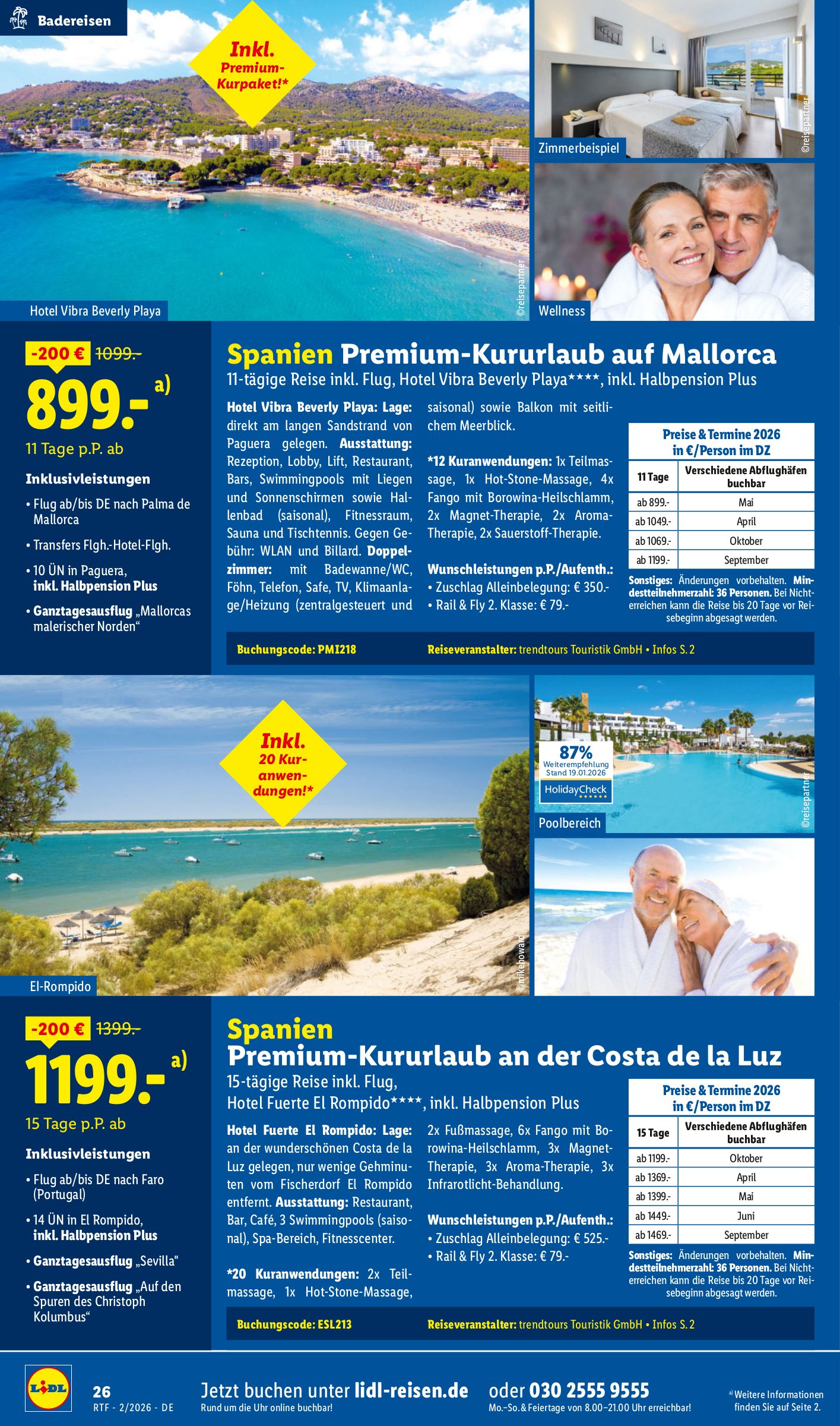 lidl - Lidl - Reisen-Prospekt gültig vom 14.02.2026 bis 15.03.2026 - page: 26