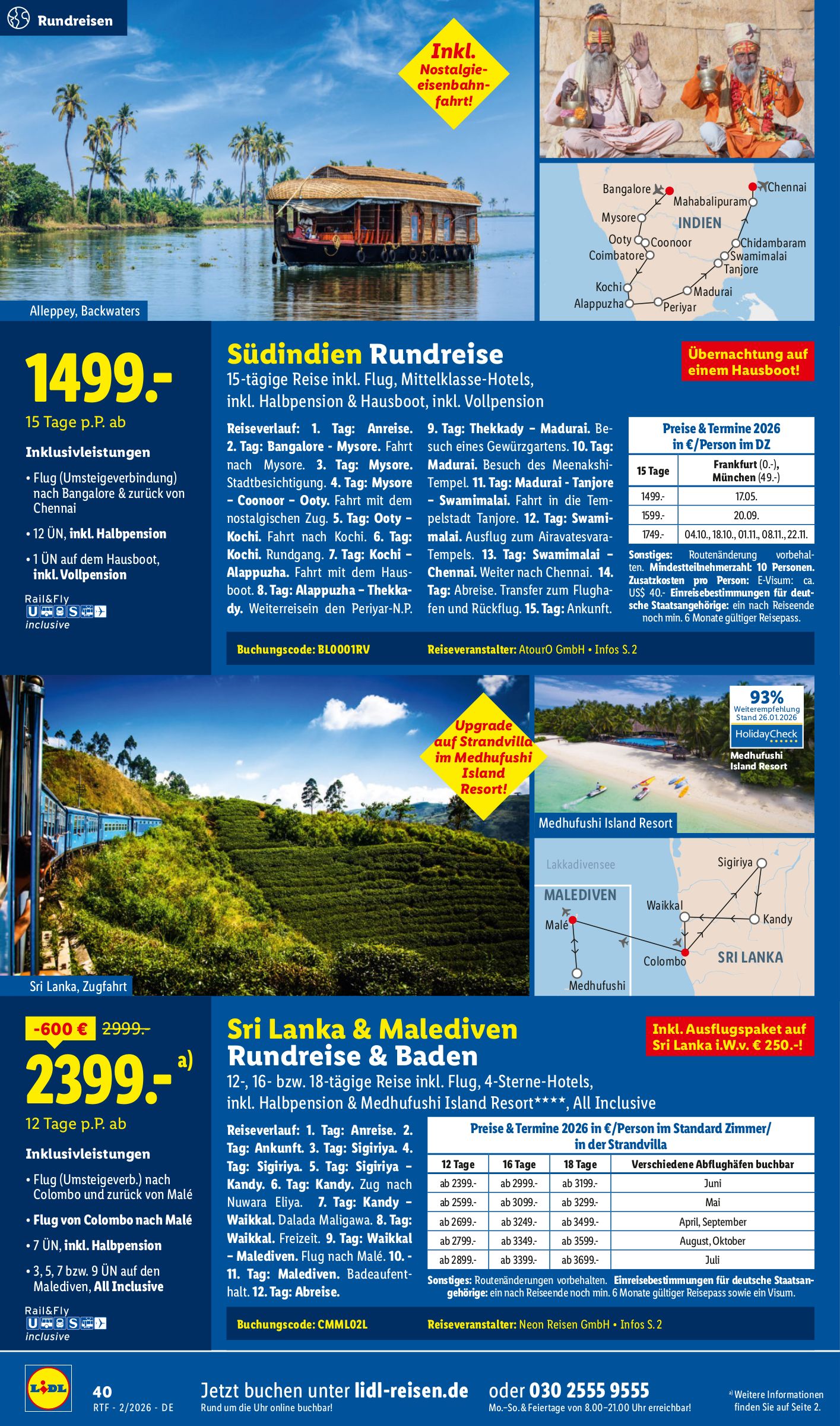 lidl - Lidl - Reisen-Prospekt gültig vom 14.02.2026 bis 15.03.2026 - page: 40