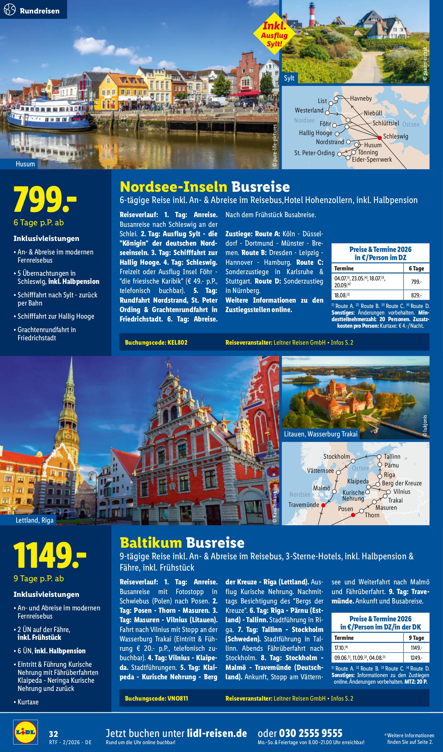 lidl - Lidl - Reisen-Prospekt gültig vom 14.02.2026 bis 15.03.2026 - page: 32