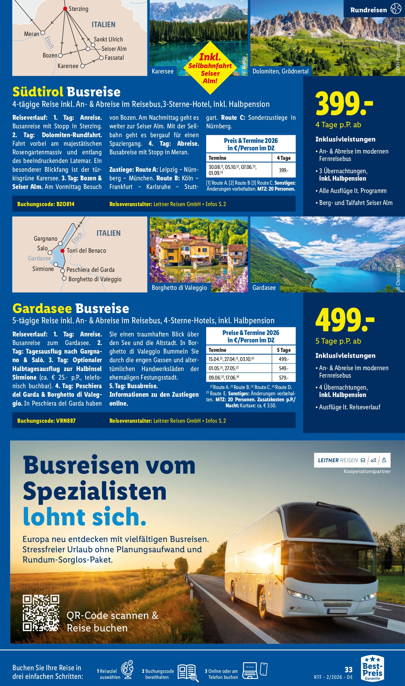 lidl - Lidl - Reisen-Prospekt gültig vom 14.02.2026 bis 15.03.2026 - page: 33