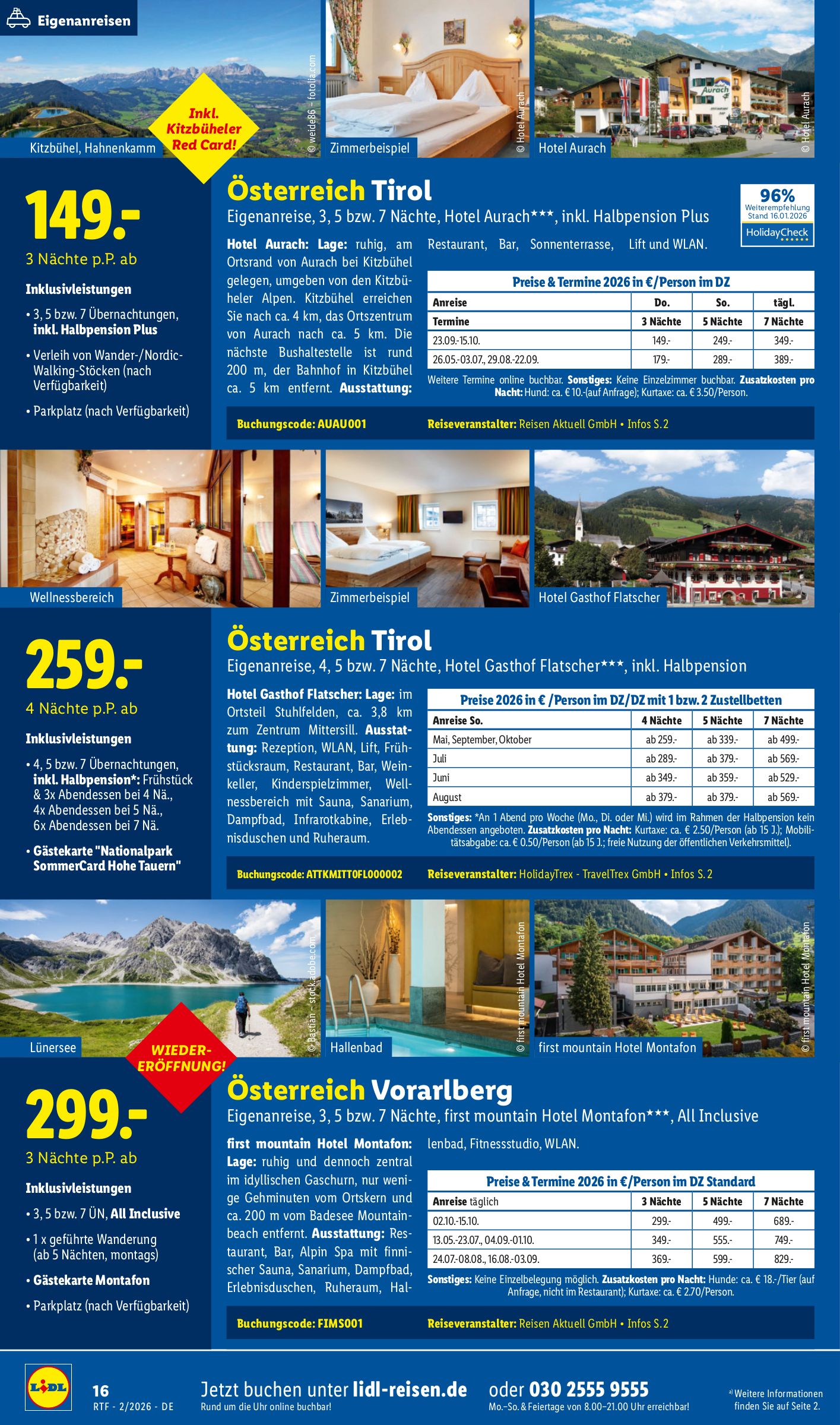 lidl - Lidl - Reisen-Prospekt gültig vom 14.02.2026 bis 15.03.2026 - page: 16