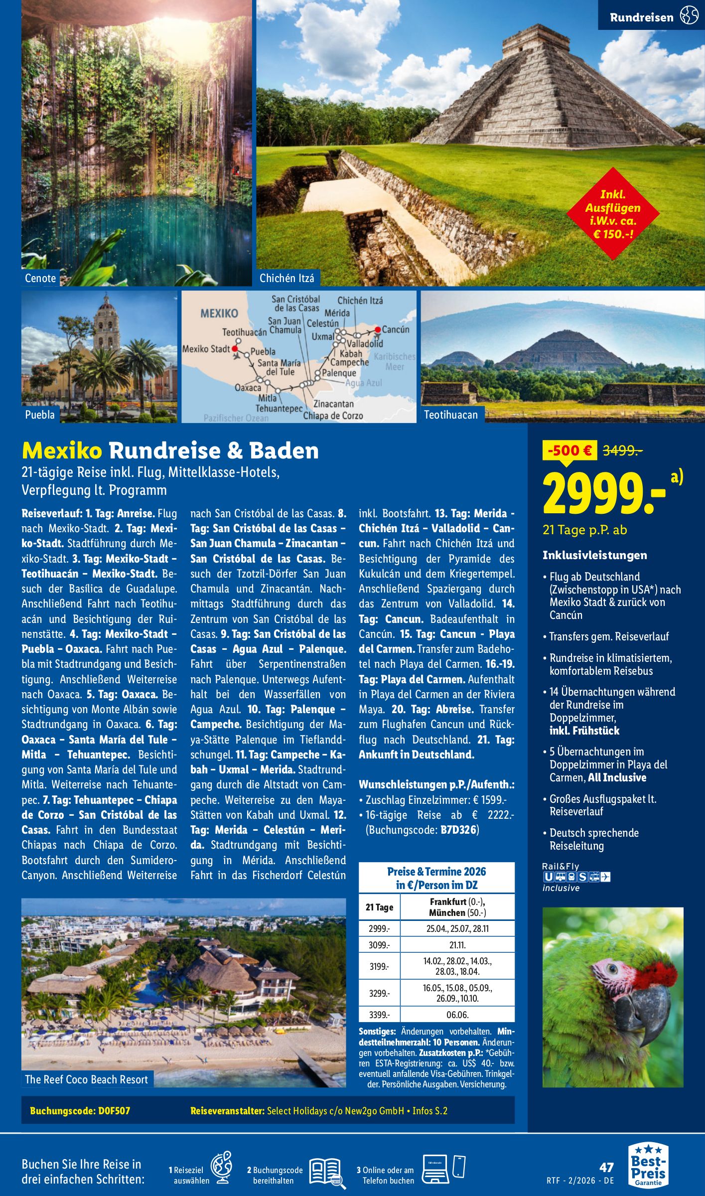lidl - Lidl - Reisen-Prospekt gültig vom 14.02.2026 bis 15.03.2026 - page: 47