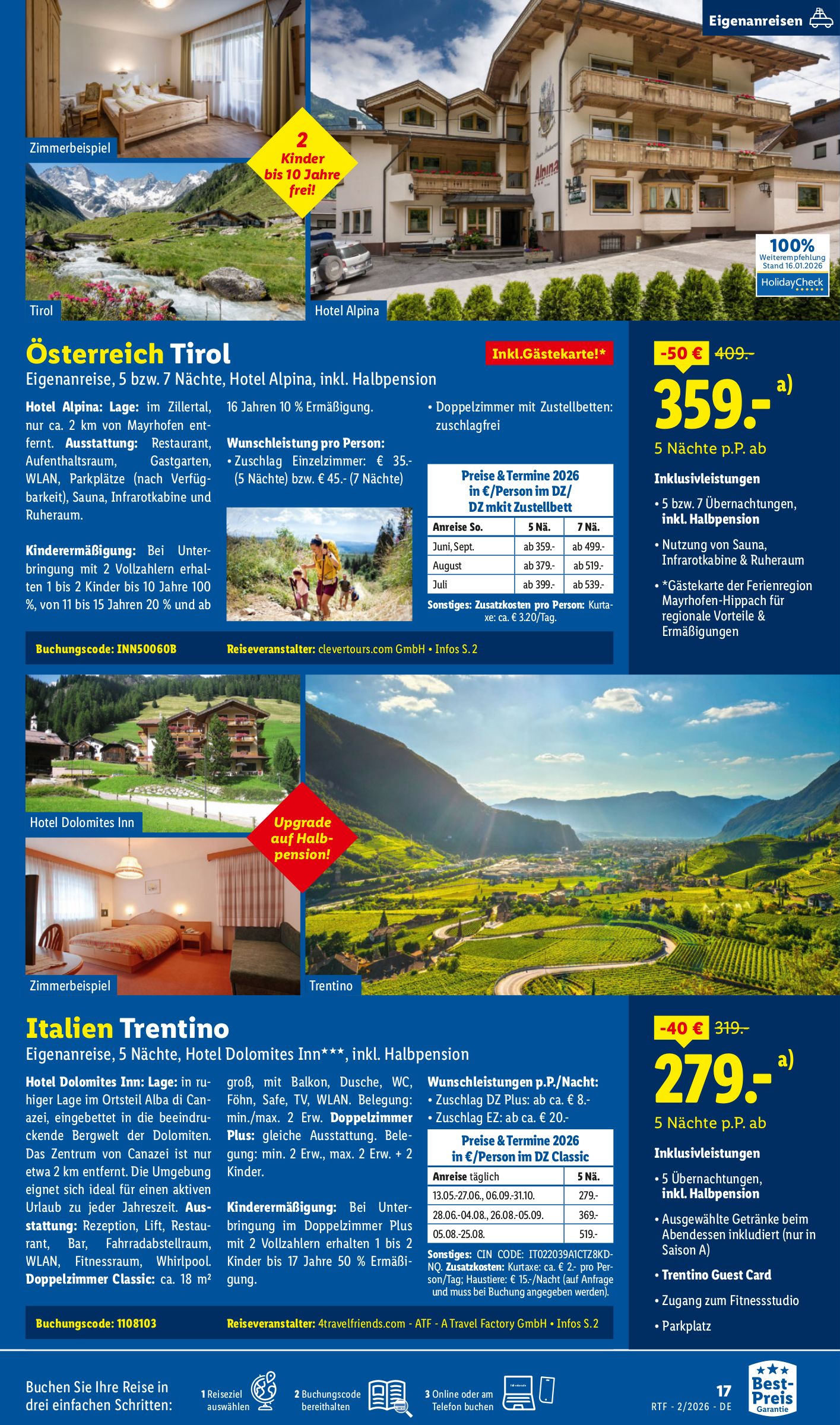lidl - Lidl - Reisen-Prospekt gültig vom 14.02.2026 bis 15.03.2026 - page: 17