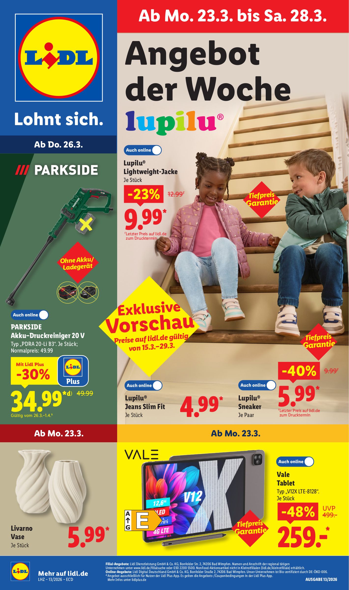 lidl - Lidl - Angebot der Woche-Prospekt gültig vom 23.03.2026 bis 28.03.2026