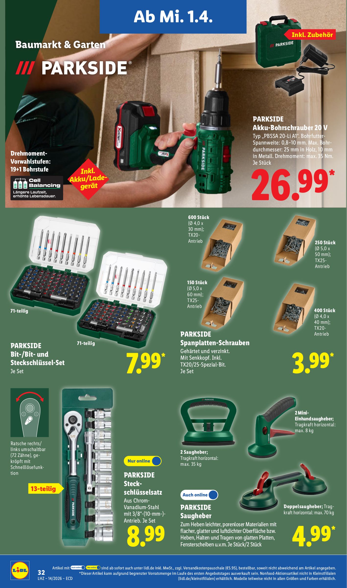 lidl - Lidl - Non-Food-Prospekt gültig vom 30.03.2026 bis 04.04.2026 - page: 26