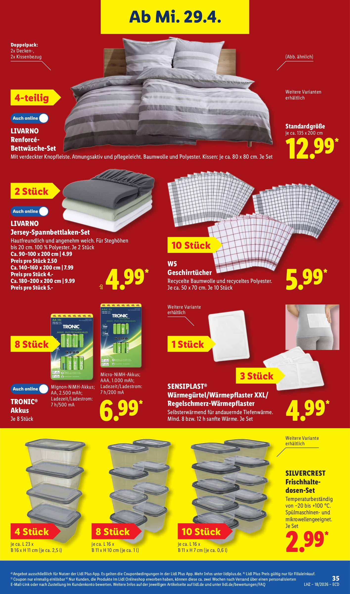 lidl - Lidl - Angebot der Woche Prospekt nächste Woche – von Montag 27.04.2026 bis Samstag 02.05.2026 - page: 29