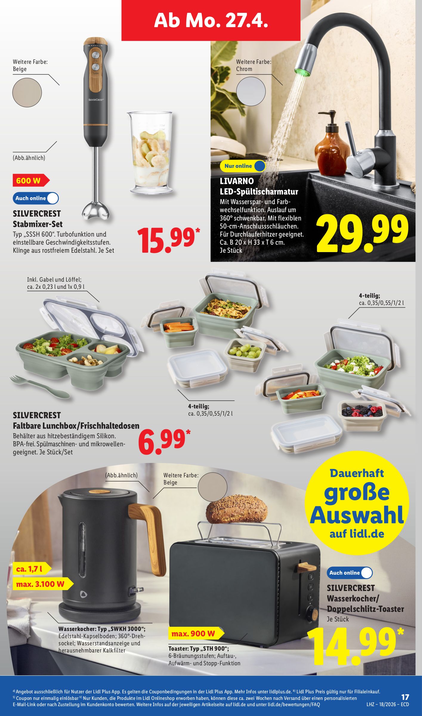 lidl - Lidl - Angebot der Woche Prospekt nächste Woche – von Montag 27.04.2026 bis Samstag 02.05.2026 - page: 7