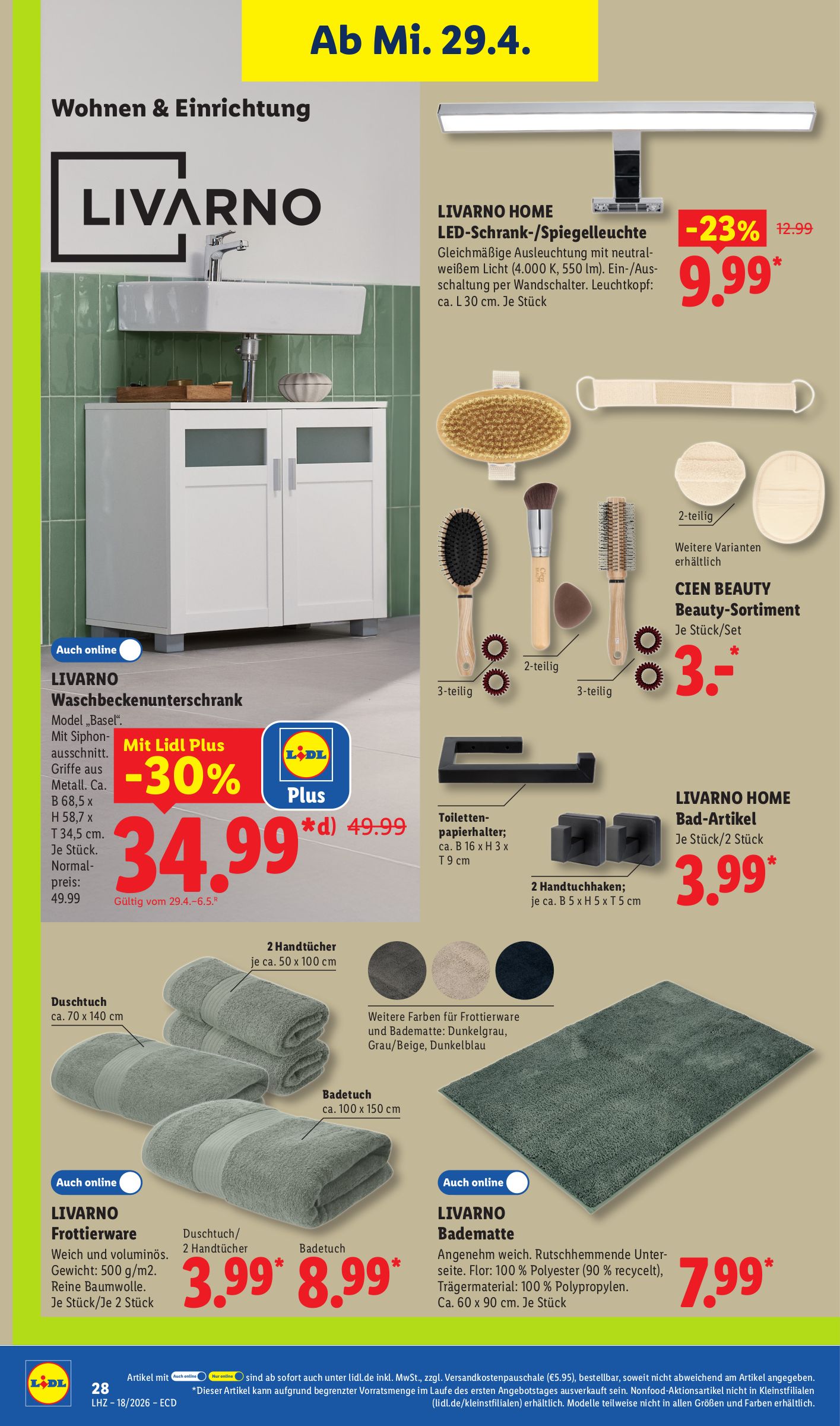 lidl - Lidl - Angebot der Woche Prospekt nächste Woche – von Montag 27.04.2026 bis Samstag 02.05.2026 - page: 22