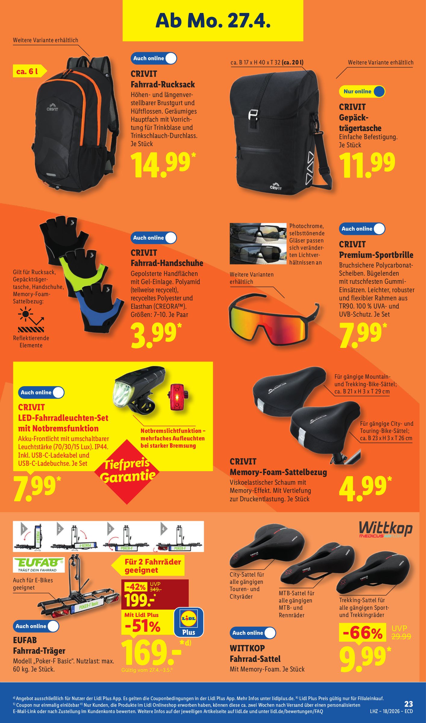 lidl - Lidl - Angebot der Woche Prospekt nächste Woche – von Montag 27.04.2026 bis Samstag 02.05.2026 - page: 15