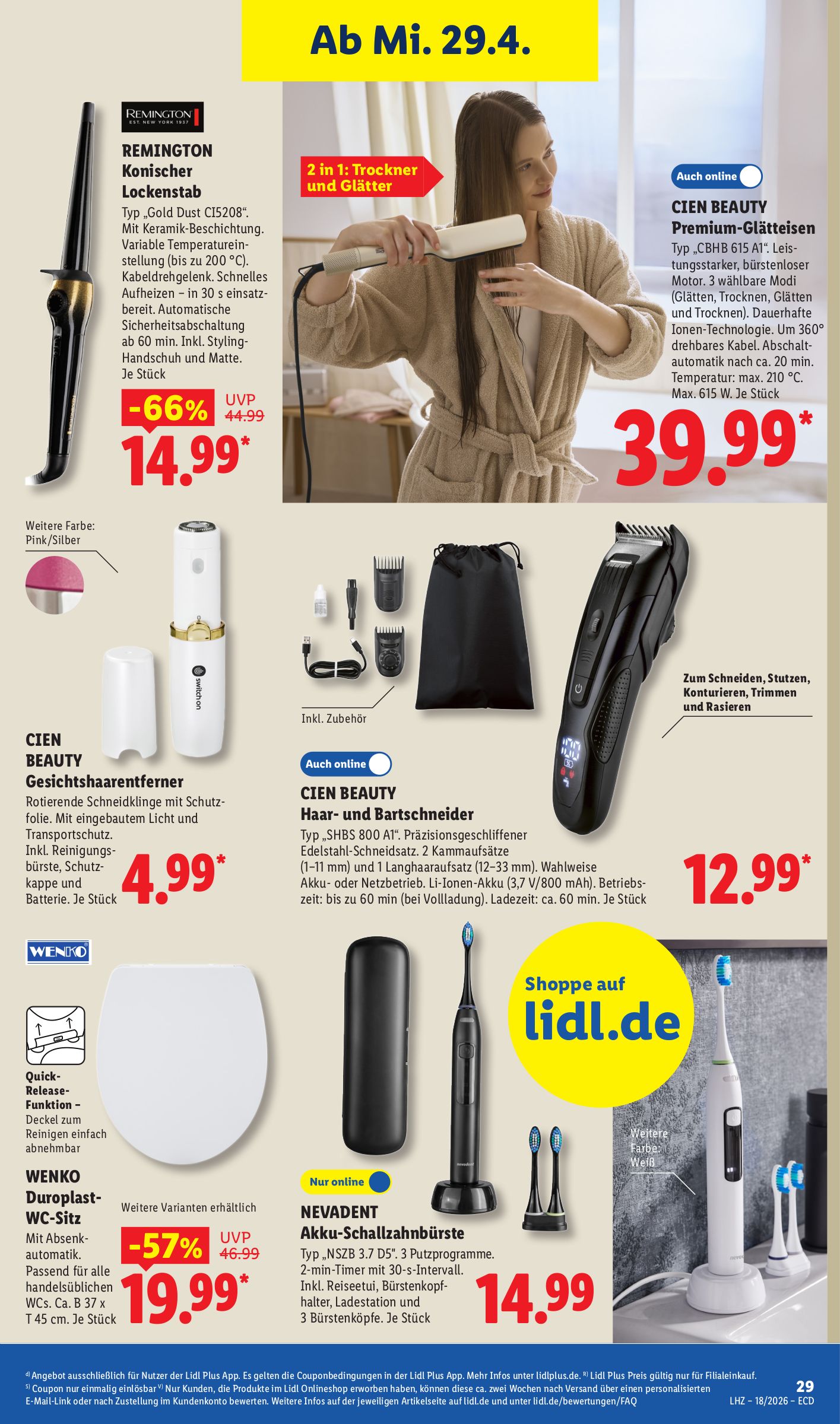 lidl - Lidl - Angebot der Woche Prospekt nächste Woche – von Montag 27.04.2026 bis Samstag 02.05.2026 - page: 23