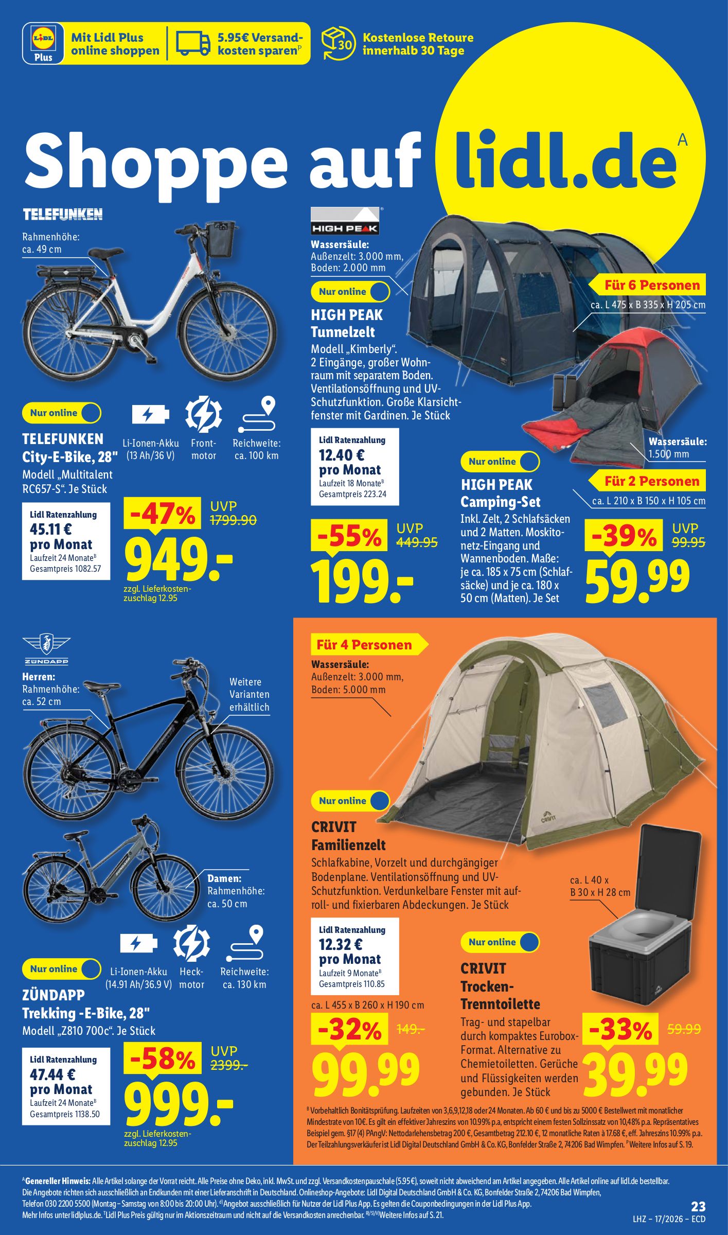 lidl - Lidl Prospekt nächste Woche – von Montag 20.04.2026 bis Samstag 25.04.2026 - page: 39