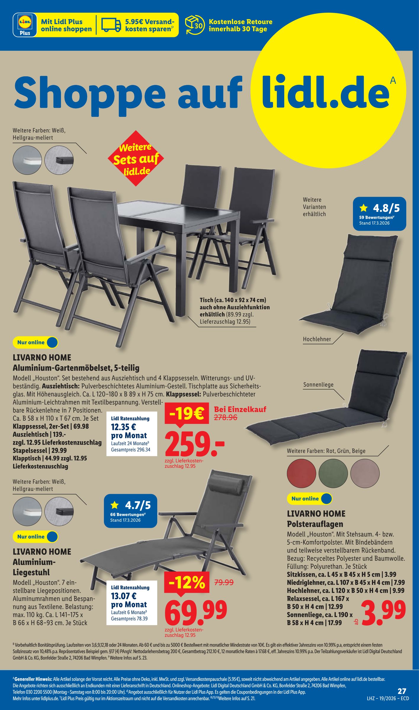 lidl - Lidl - Angebot der Woche Prospekt nächste Woche – von Montag 04.05.2026 bis Samstag 09.05.2026 - page: 15