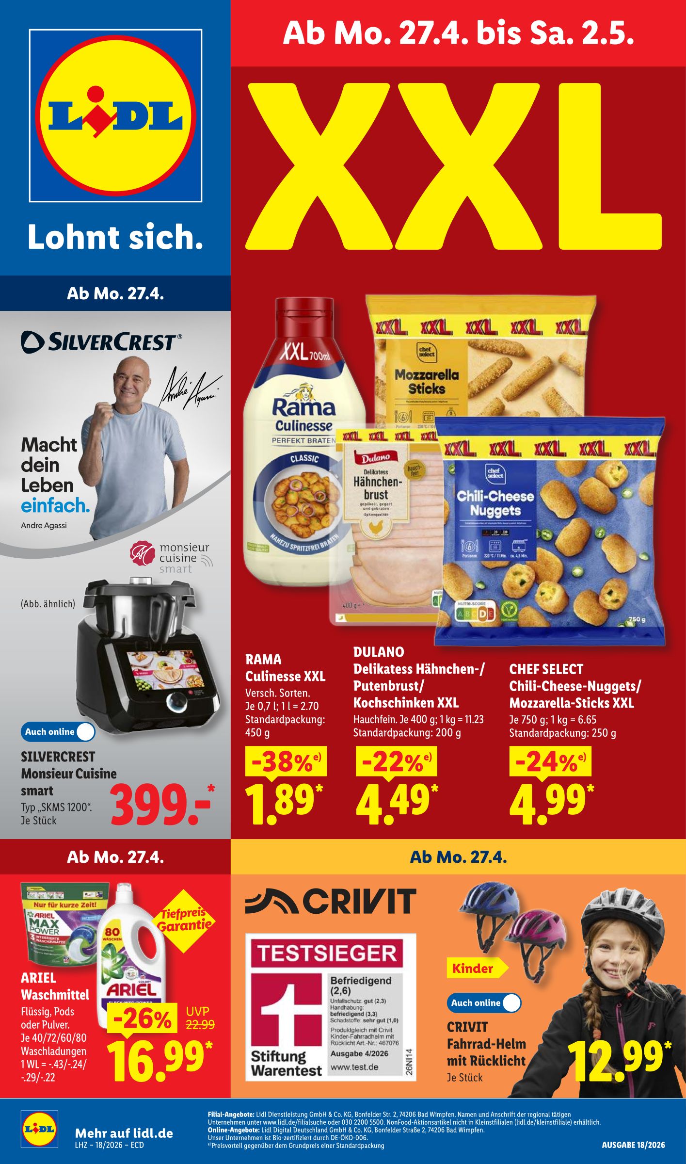 lidl - Lidl Prospekt nächste Woche – von Montag 27.04.2026 bis Samstag 02.05.2026