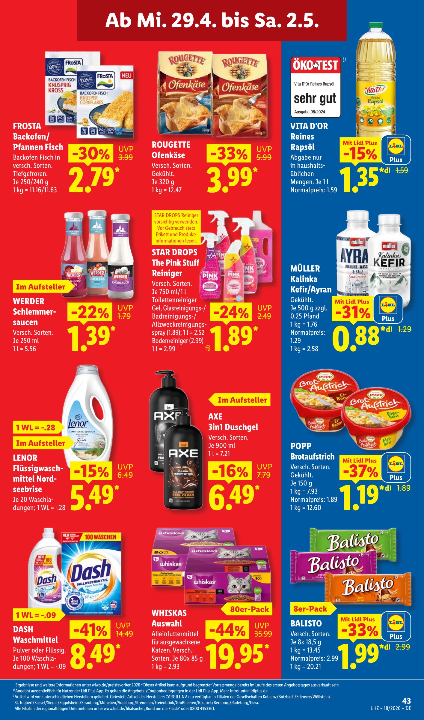 lidl - Lidl Prospekt nächste Woche – von Montag 27.04.2026 bis Samstag 02.05.2026 - page: 63