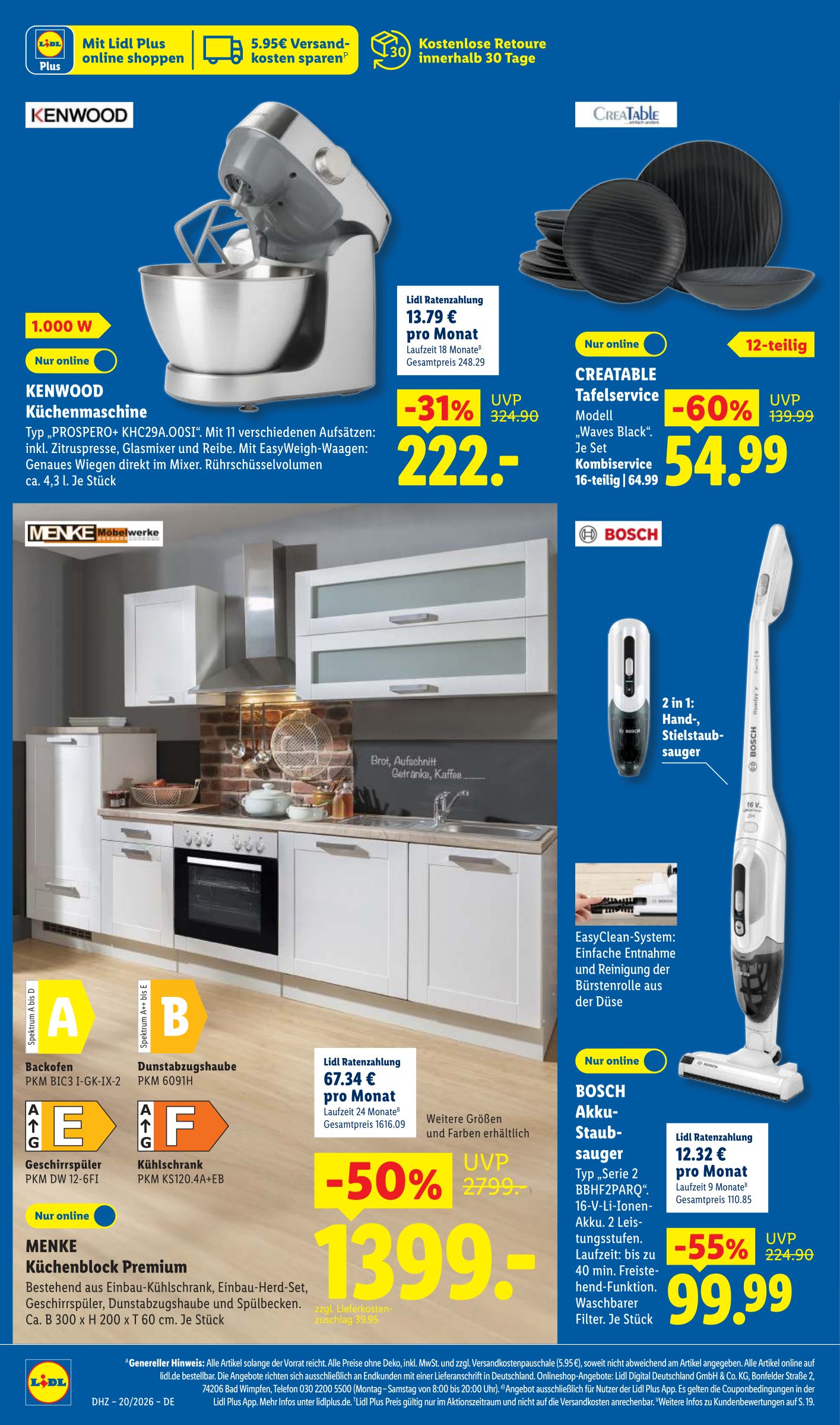 lidl - Lidl - Angebot der Woche Prospekt nächste Woche – von Montag 11.05.2026 bis Samstag 16.05.2026 - page: 20