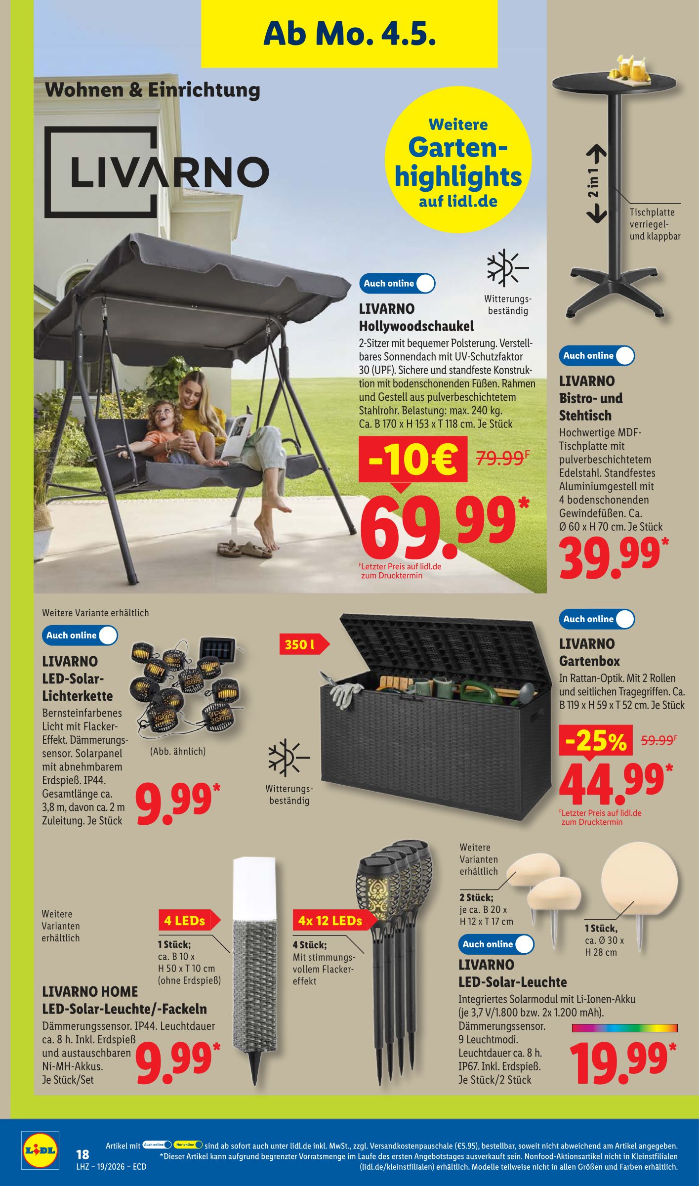 lidl - Lidl Prospekt nächste Woche – von Montag 04.05.2026 bis Samstag 09.05.2026 - page: 36