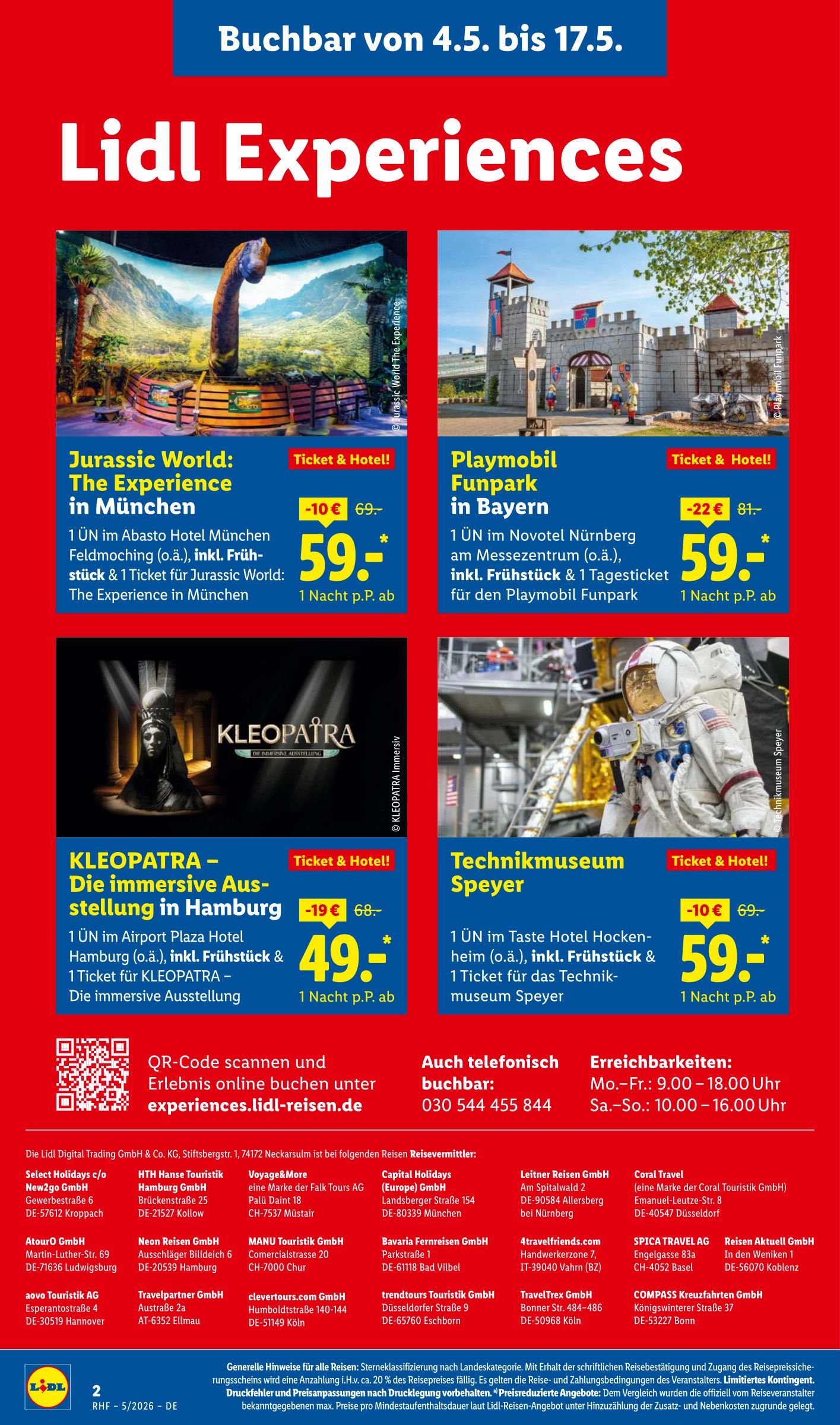 lidl - Lidl - Reisen Prospekt – von Mittwoch 29.04.2026 bis Sonntag 31.05.2026 - page: 2