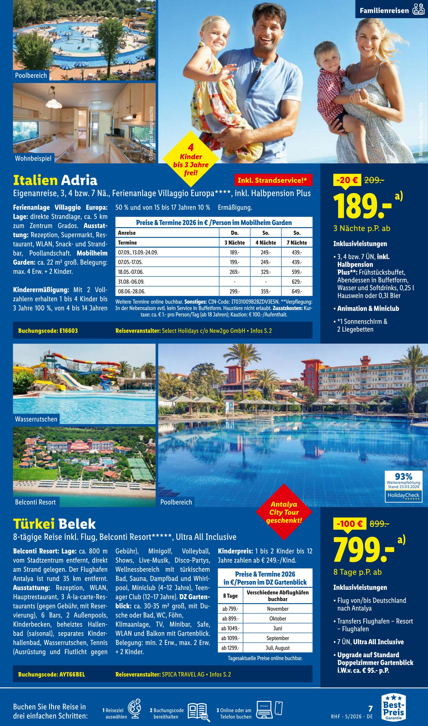 lidl - Lidl - Reisen Prospekt – von Mittwoch 29.04.2026 bis Sonntag 31.05.2026 - page: 7