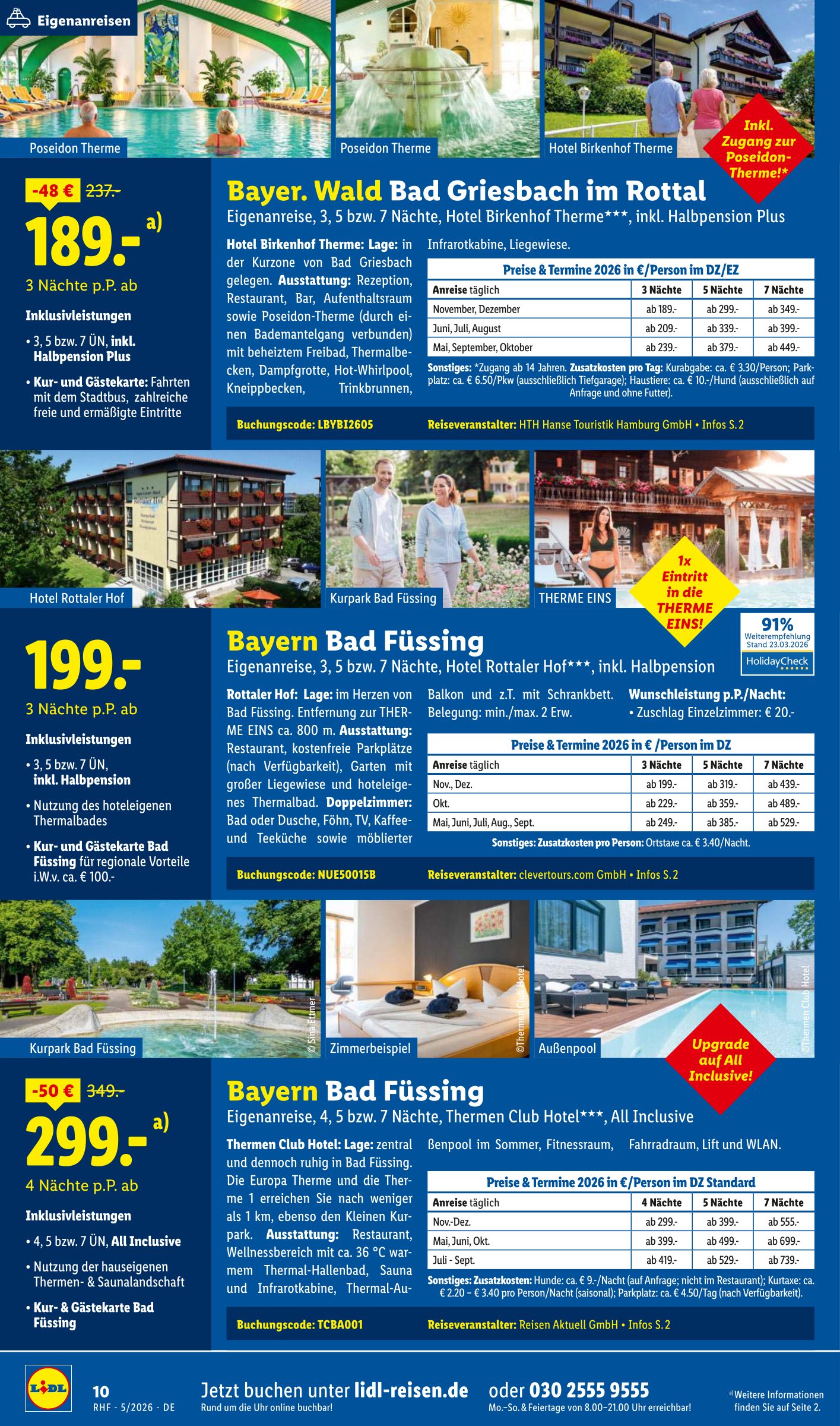 lidl - Lidl - Reisen Prospekt – von Mittwoch 29.04.2026 bis Sonntag 31.05.2026 - page: 10