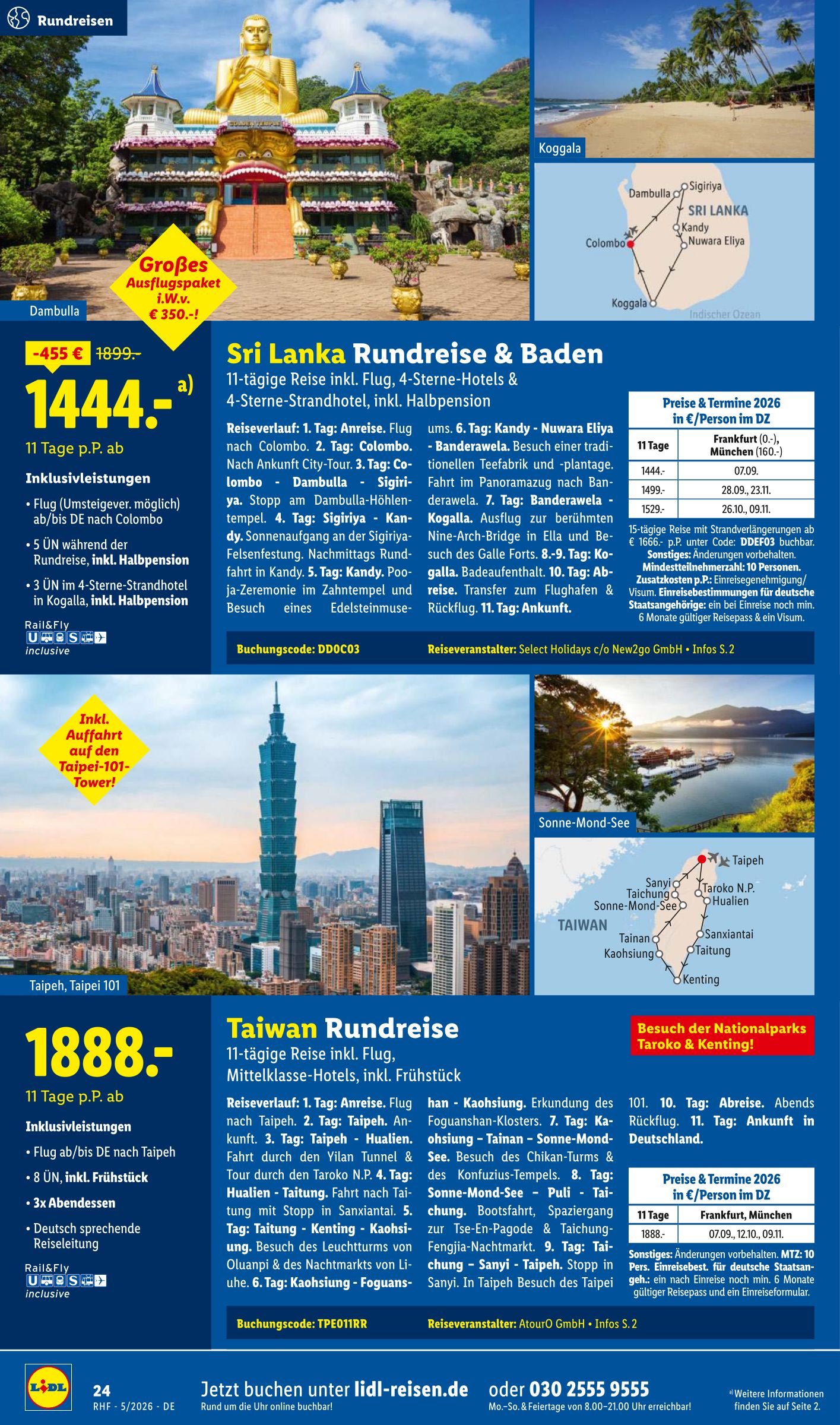 lidl - Lidl - Reisen Prospekt – von Mittwoch 29.04.2026 bis Sonntag 31.05.2026 - page: 24