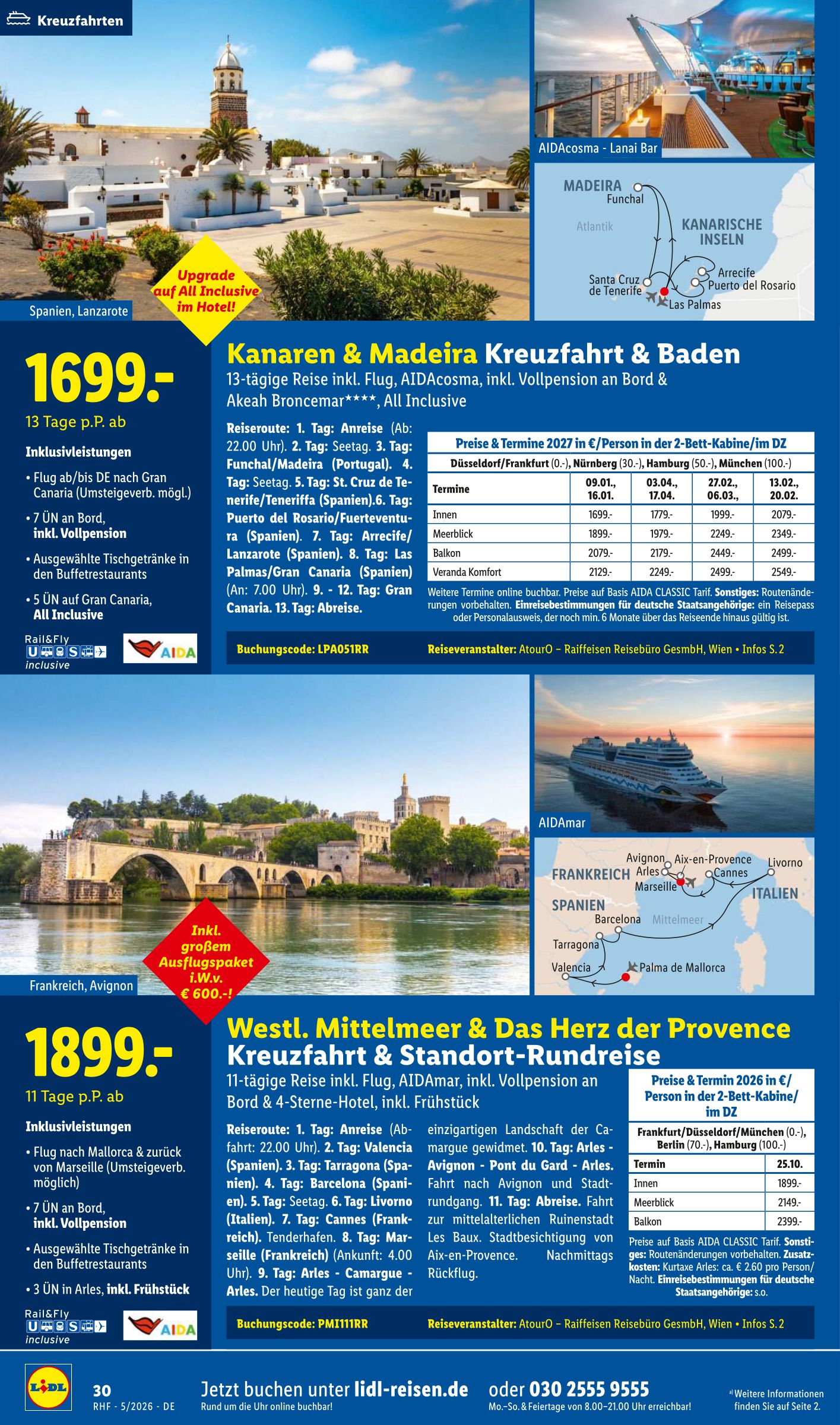 lidl - Lidl - Reisen Prospekt – von Mittwoch 29.04.2026 bis Sonntag 31.05.2026 - page: 30