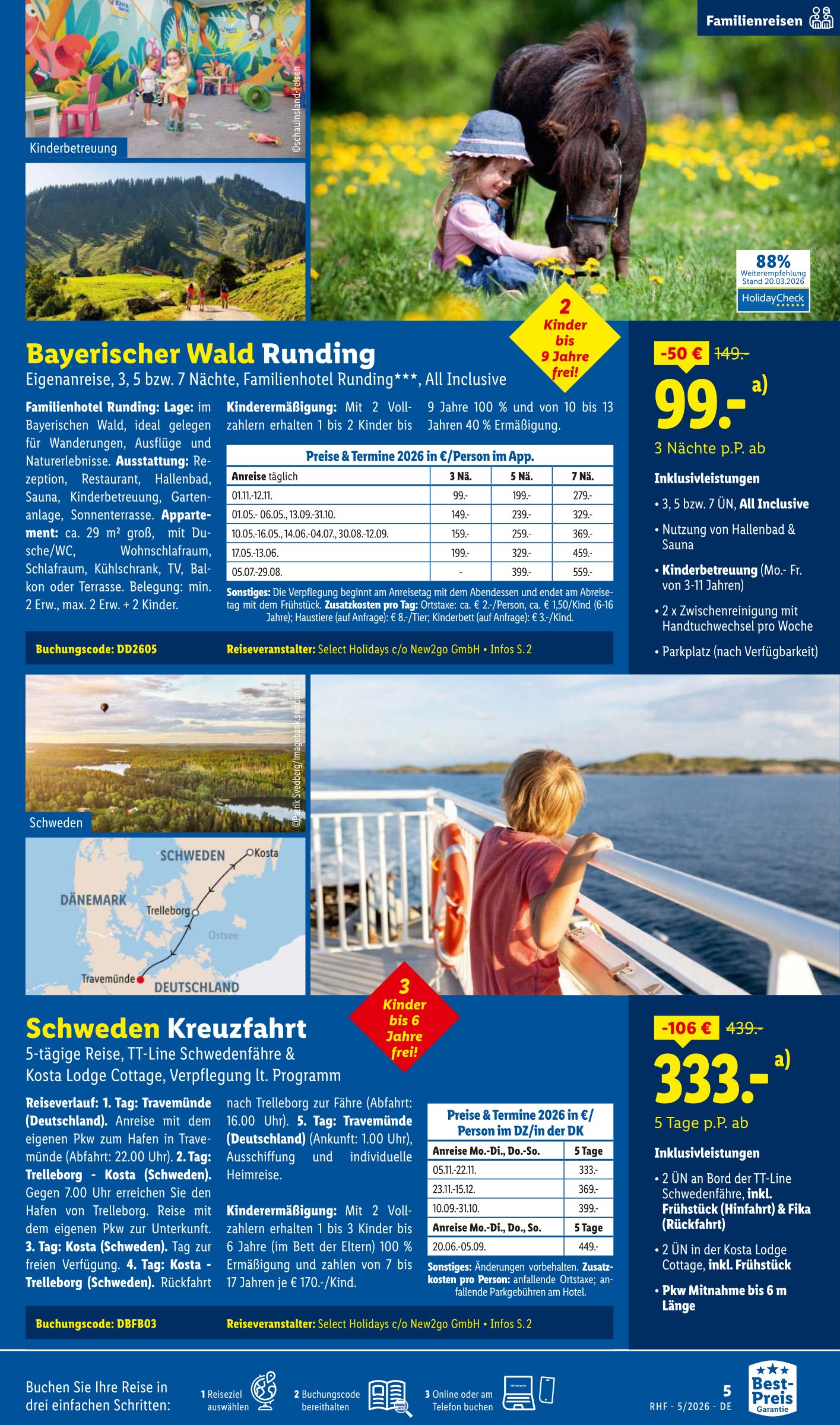lidl - Lidl - Reisen Prospekt – von Mittwoch 29.04.2026 bis Sonntag 31.05.2026 - page: 5