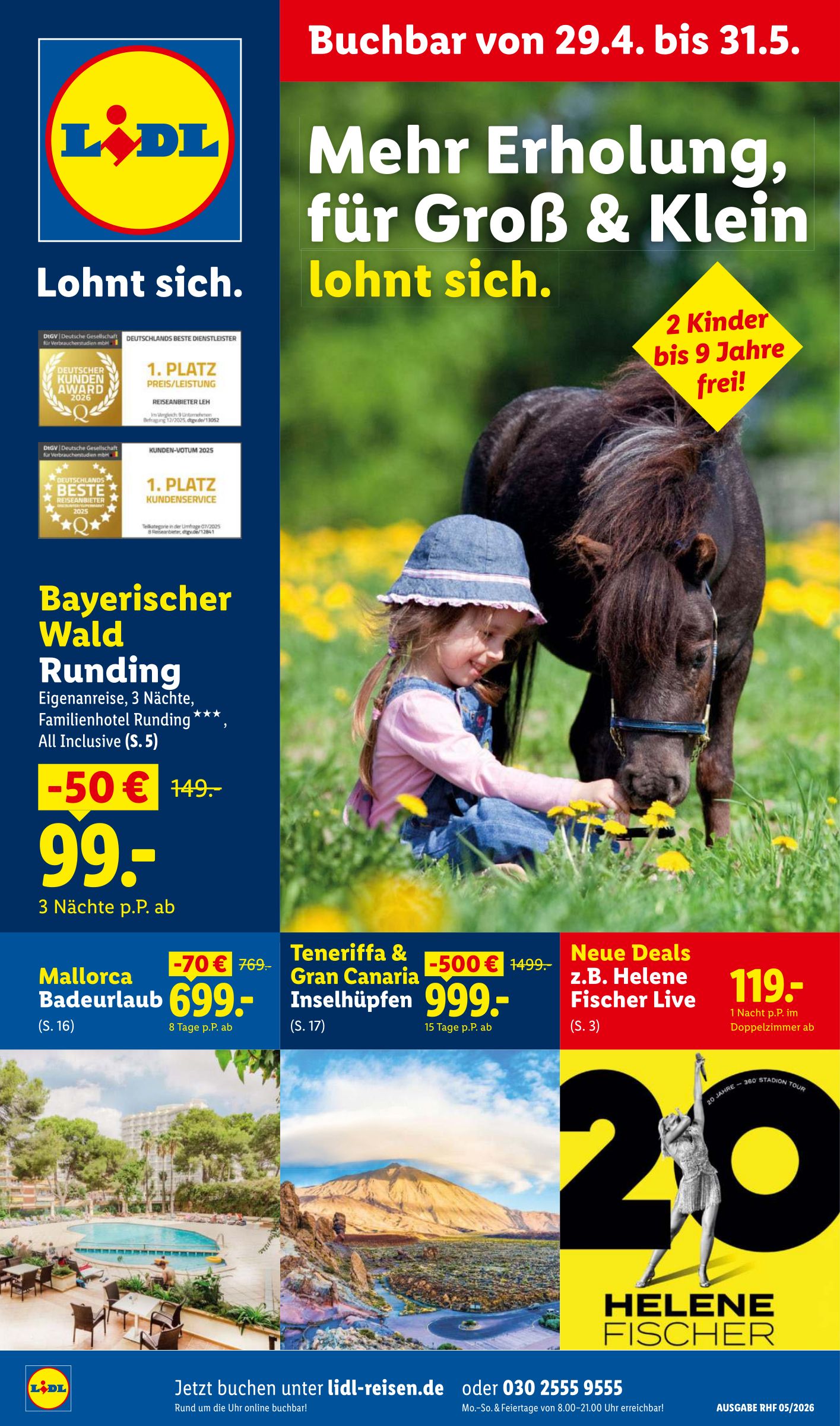 lidl - Lidl - Reisen Prospekt – von Mittwoch 29.04.2026 bis Sonntag 31.05.2026